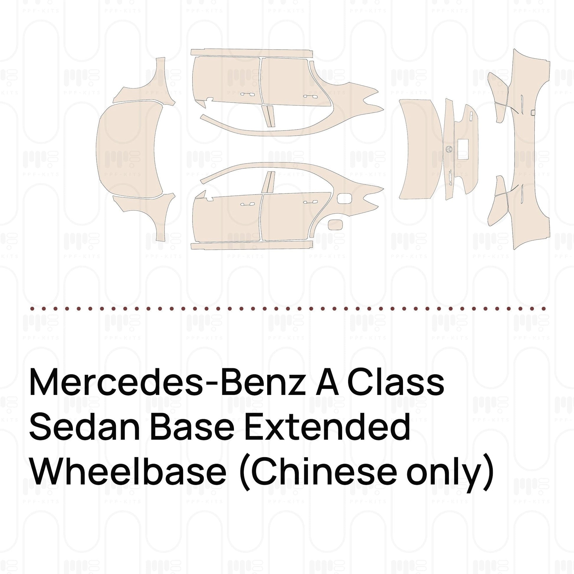 Pre-CutPPFMercedes-BenzAClassSedanBaseExtendedWheelbase(Chineseonly)2023