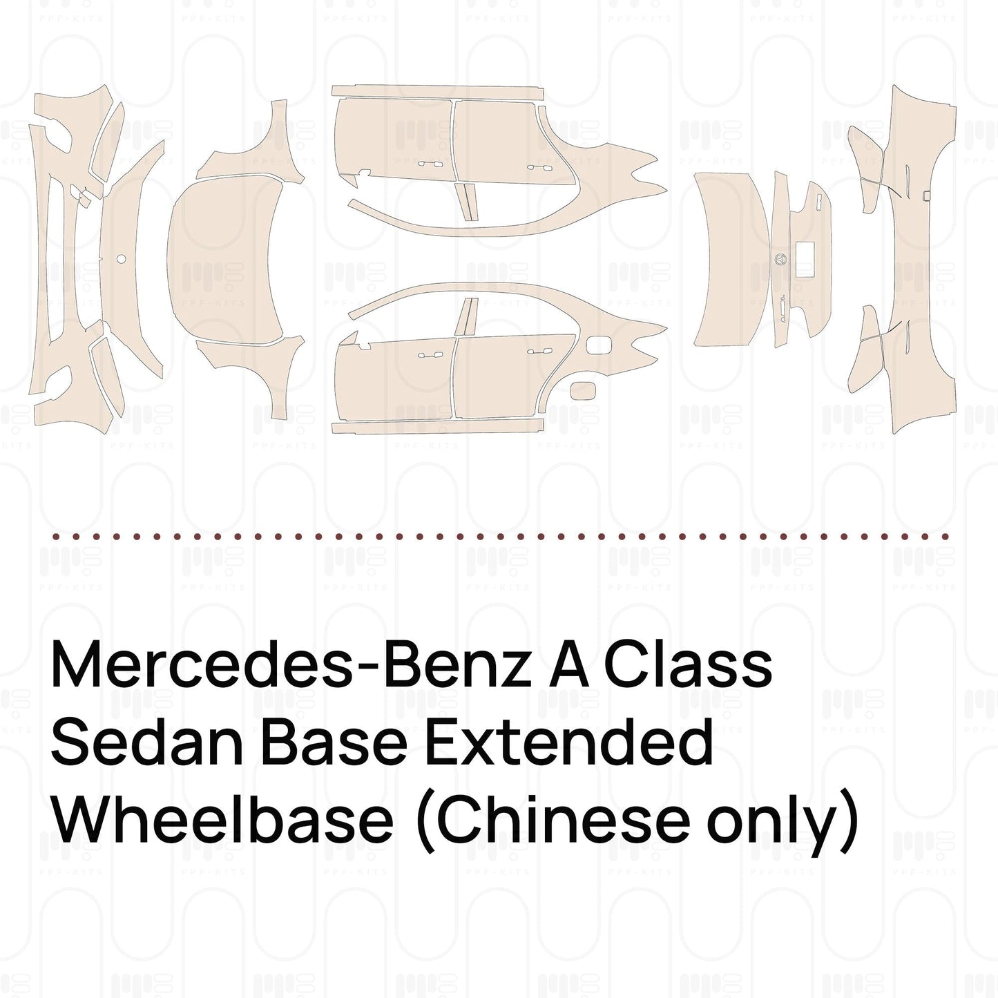 Pre-CutPPFMercedes-BenzAClassSedanBaseExtendedWheelbase(Chineseonly)2022