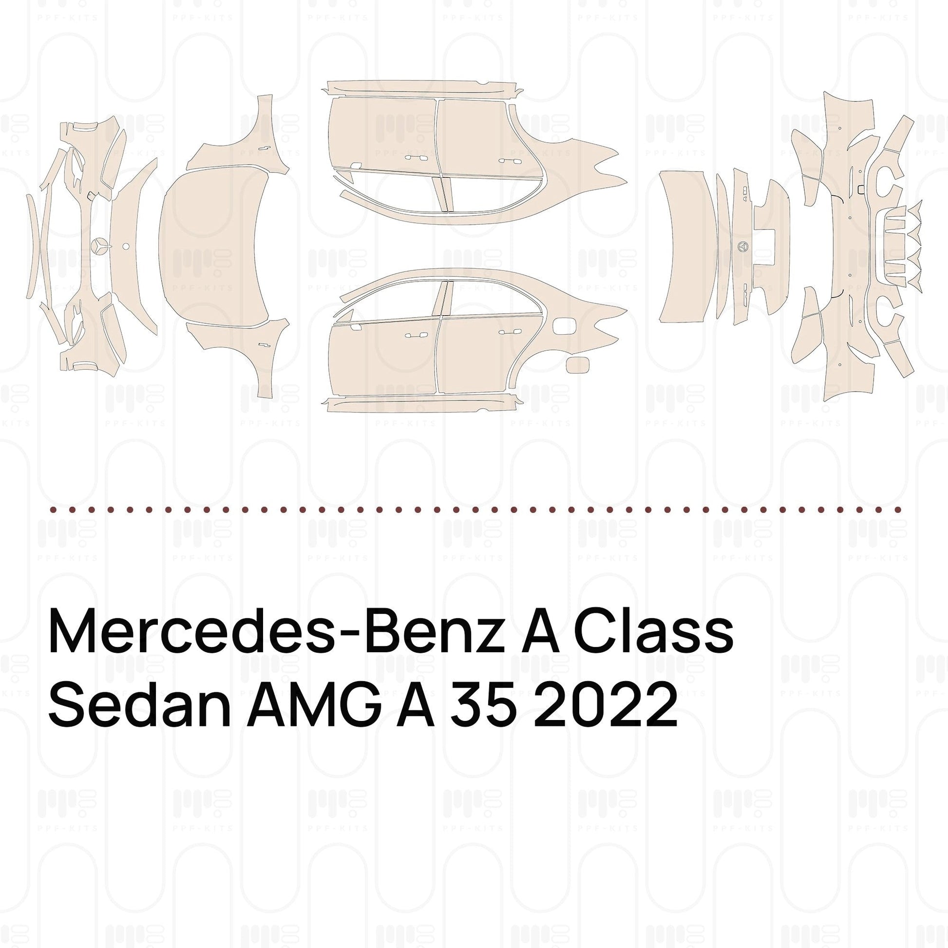 Pre-CutPPFMercedes-BenzAClassSedanAMGA352022