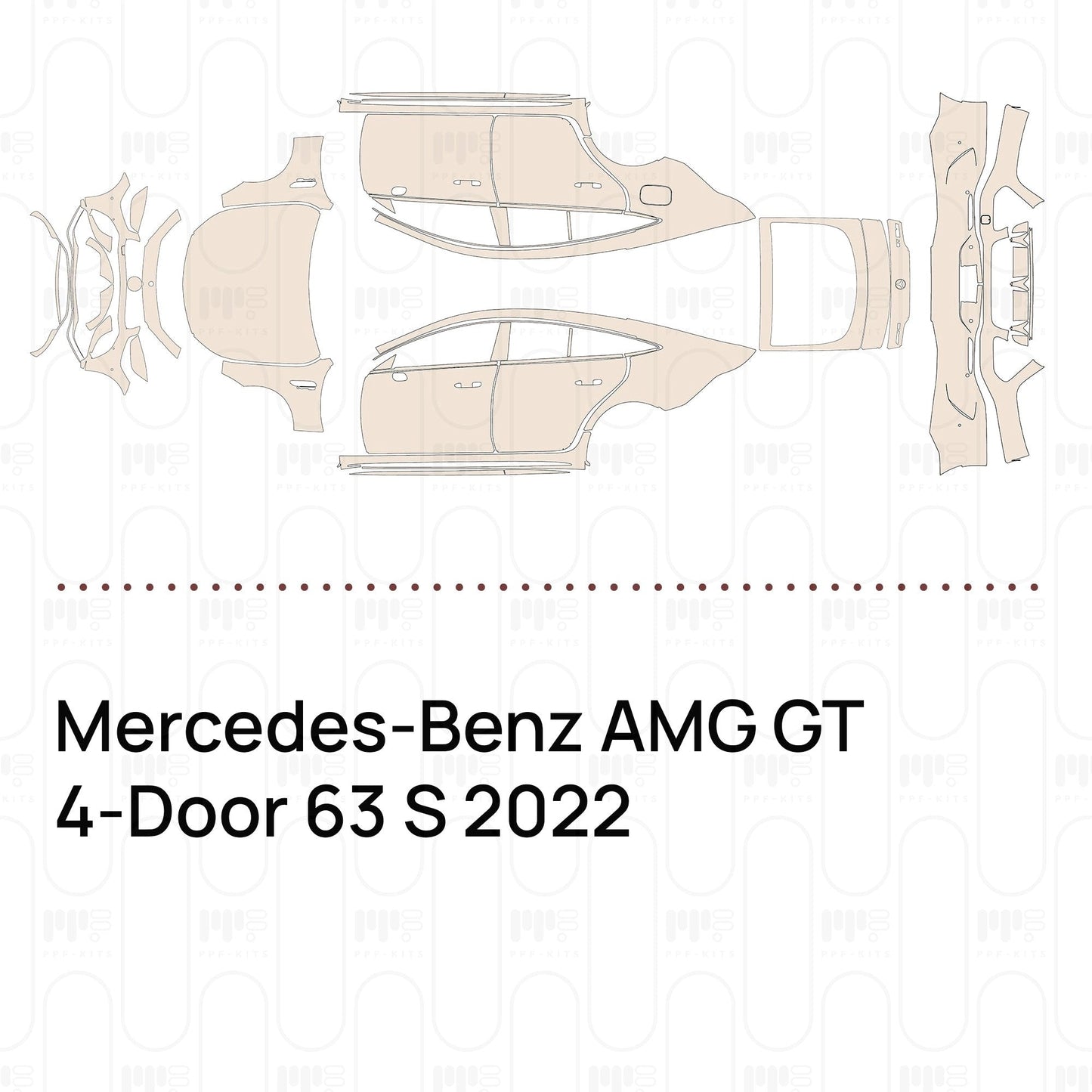 Pre-CutPPFMercedes-BenzAMGGT4-Door63S2022