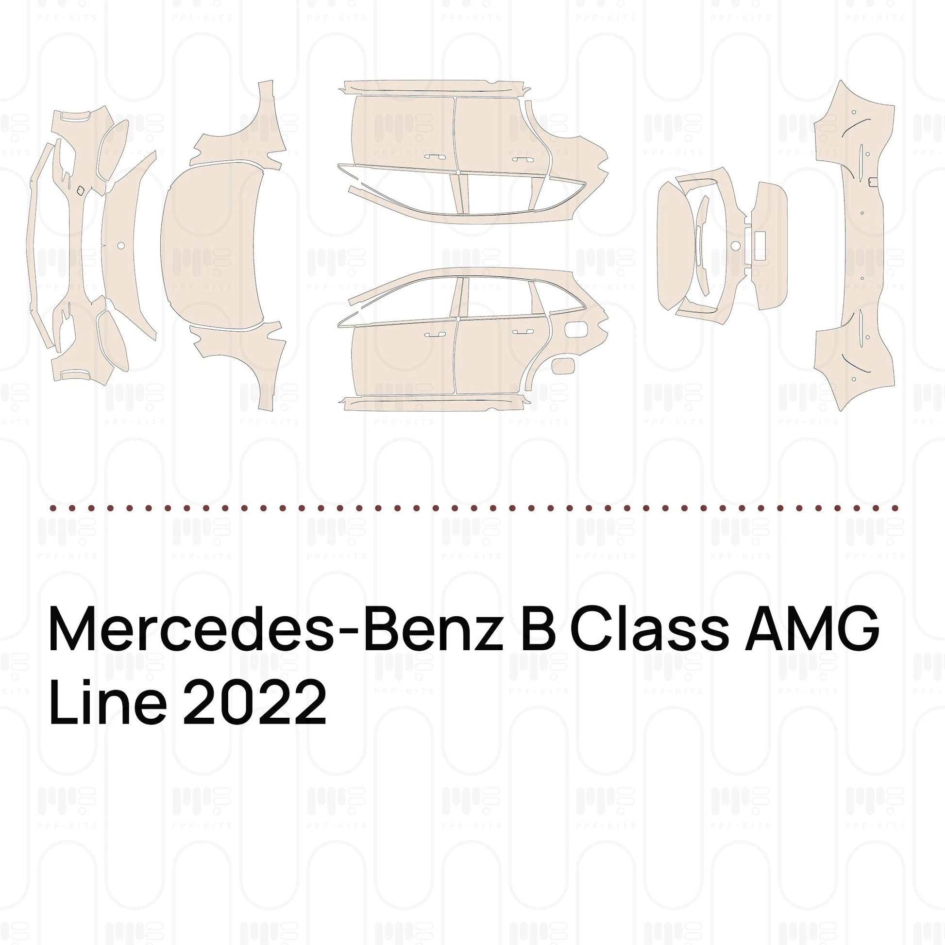 Pre-CutPPFMercedes-BenzBClassAMGLine2022