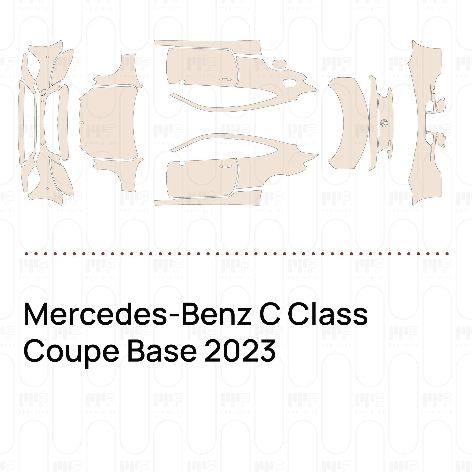 Pre-CutPPFMercedes-BenzCClassCoupeBase2023