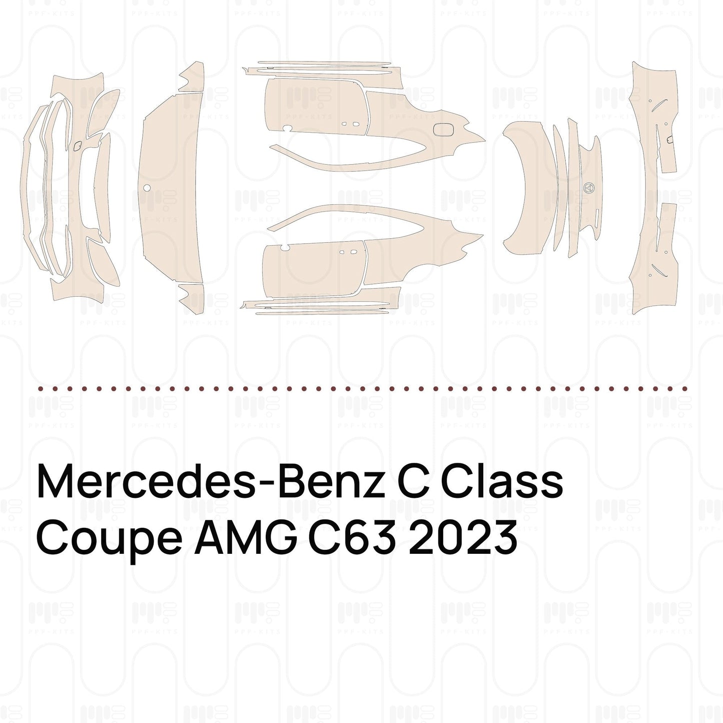 Pre-CutPPFMercedes-BenzCClassCoupeAMGC632023