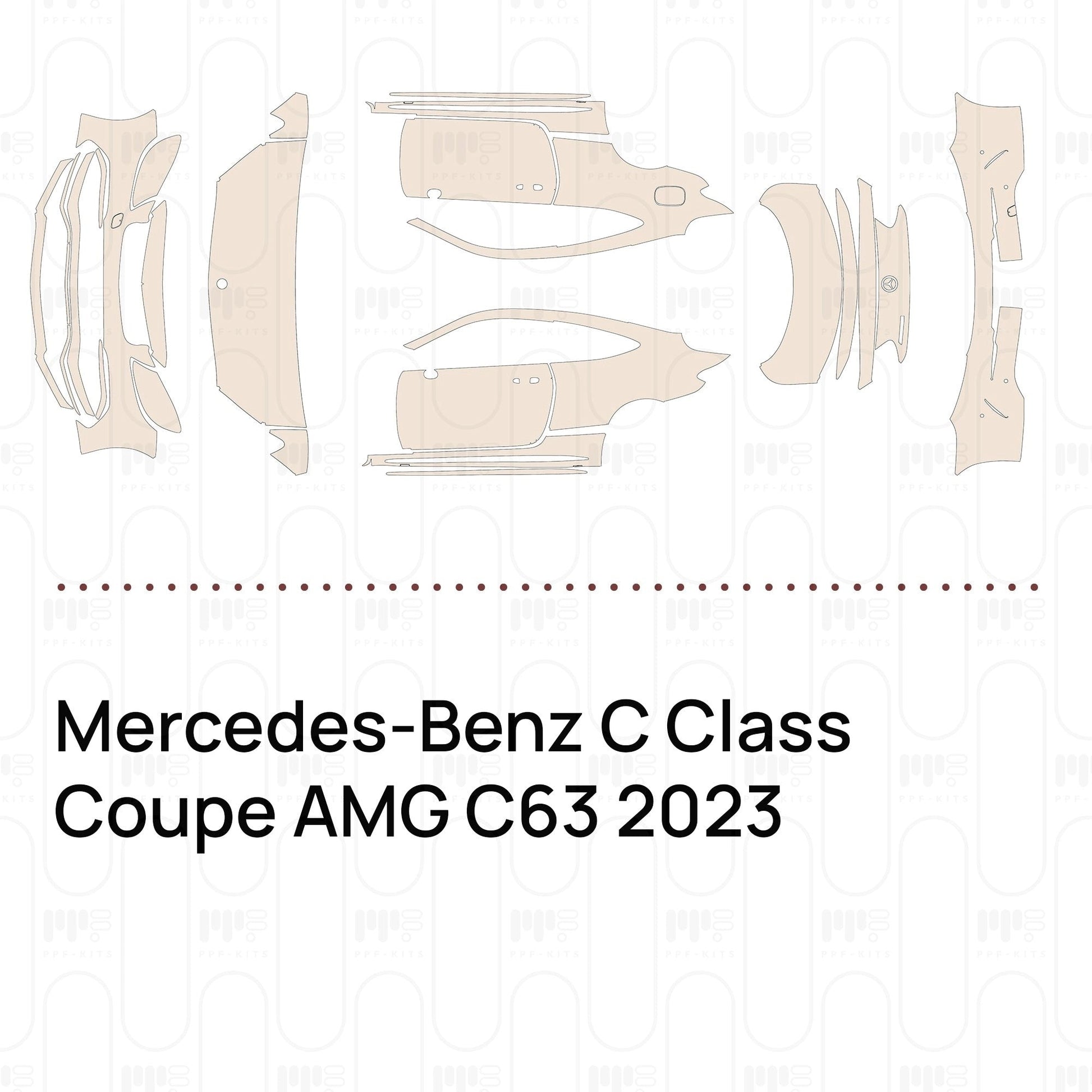 Pre-CutPPFMercedes-BenzCClassCoupeAMGC632023