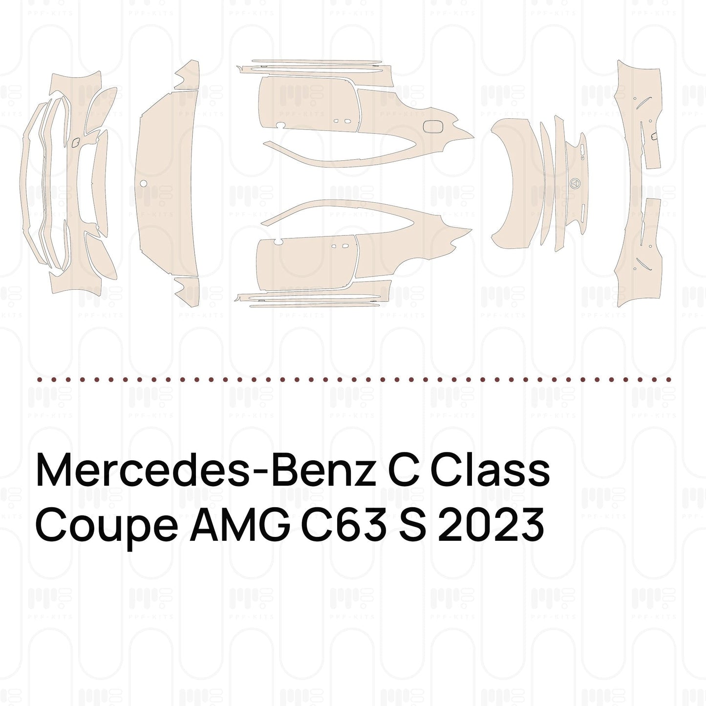 Pre-CutPPFMercedes-BenzCClassCoupeAMGC63S2023
