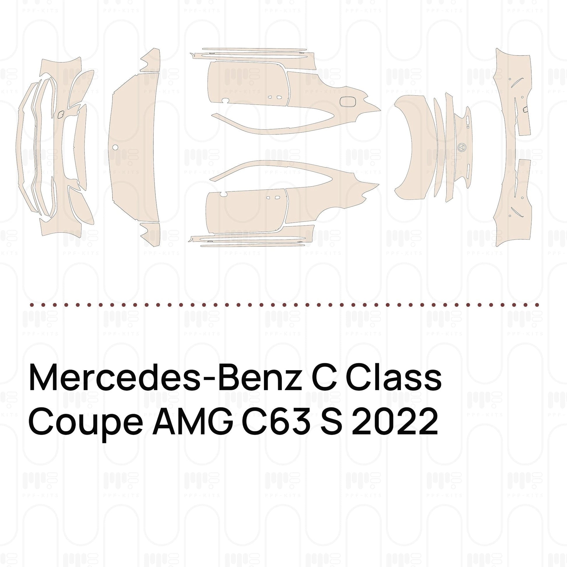 Pre-CutPPFMercedes-BenzCClassCoupeAMGC63S2022