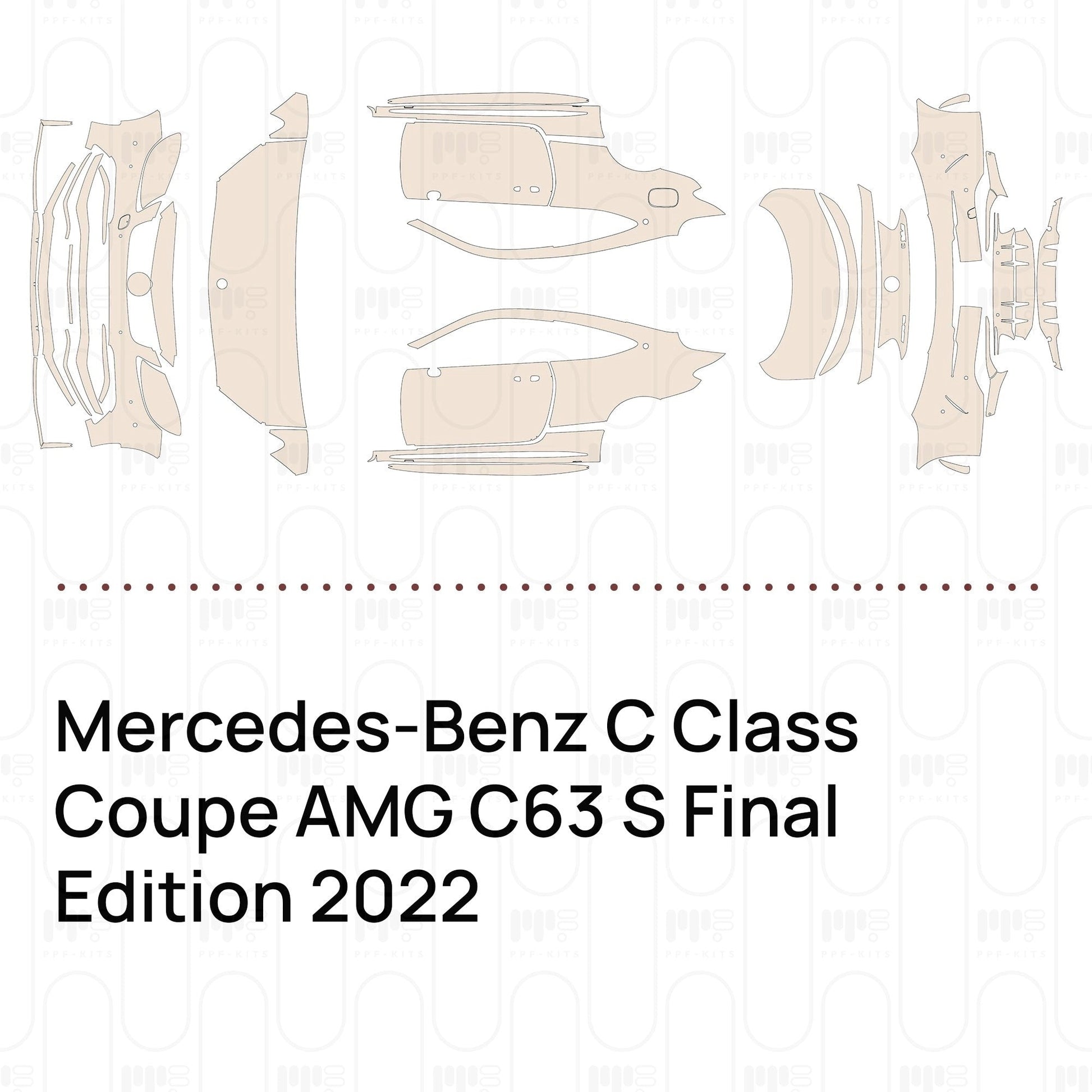 Pre-CutPPFMercedes-BenzCClassCoupeAMGC63SFinalEdition2022