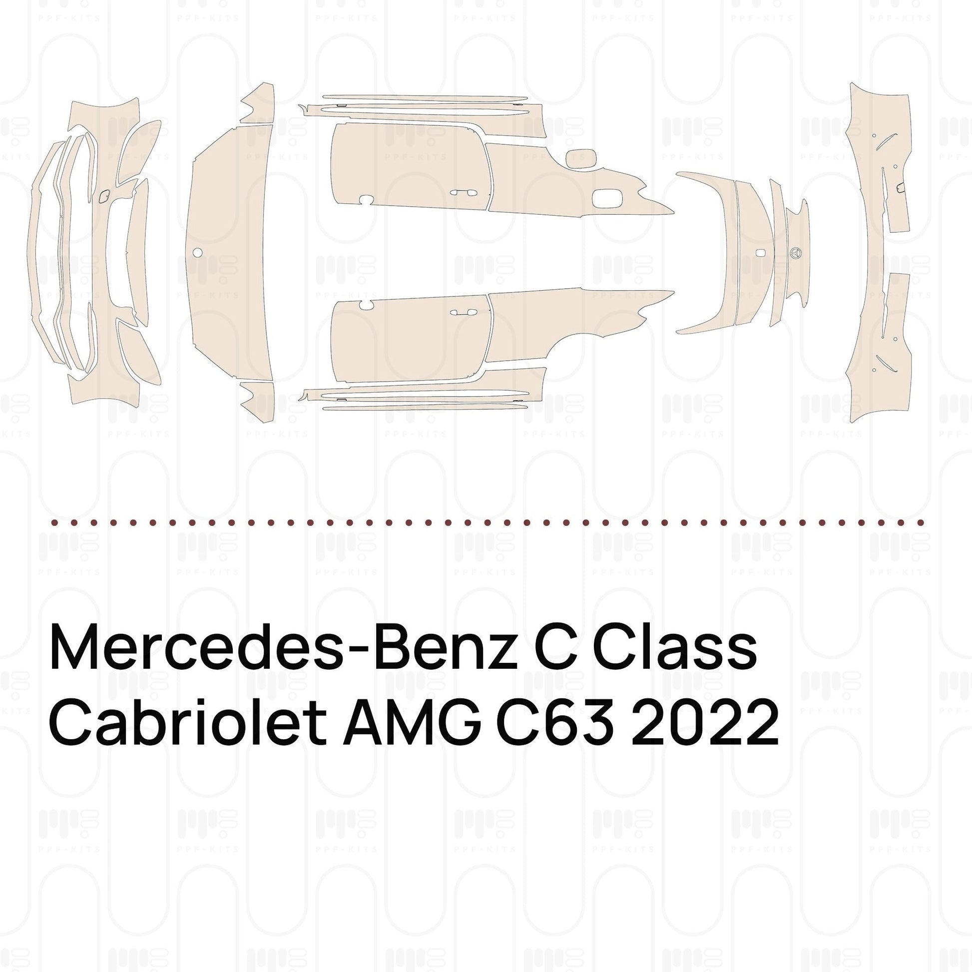 Pre-CutPPFMercedes-BenzCClassCabrioletAMGC632022
