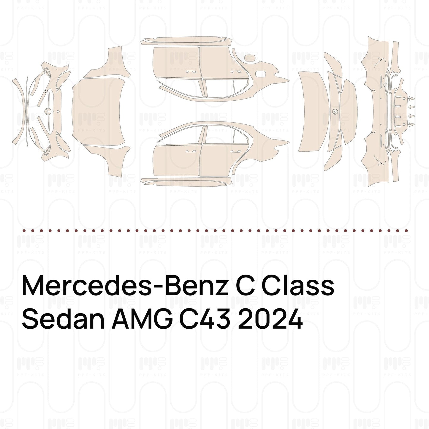 Pre-CutPPFMercedes-BenzCClassSedanAMGC432024