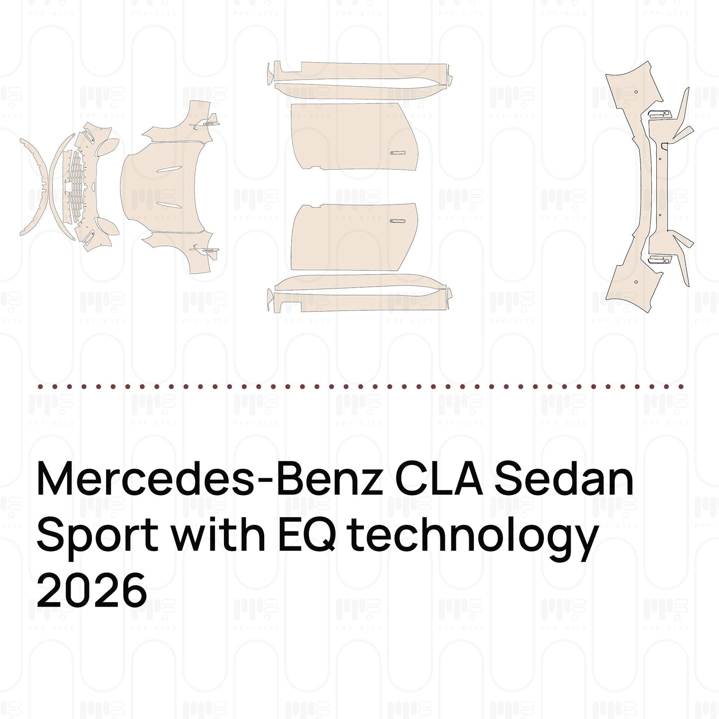 Pre-CutPPFMercedes-BenzCLASedanSportwithEQtechnology2026