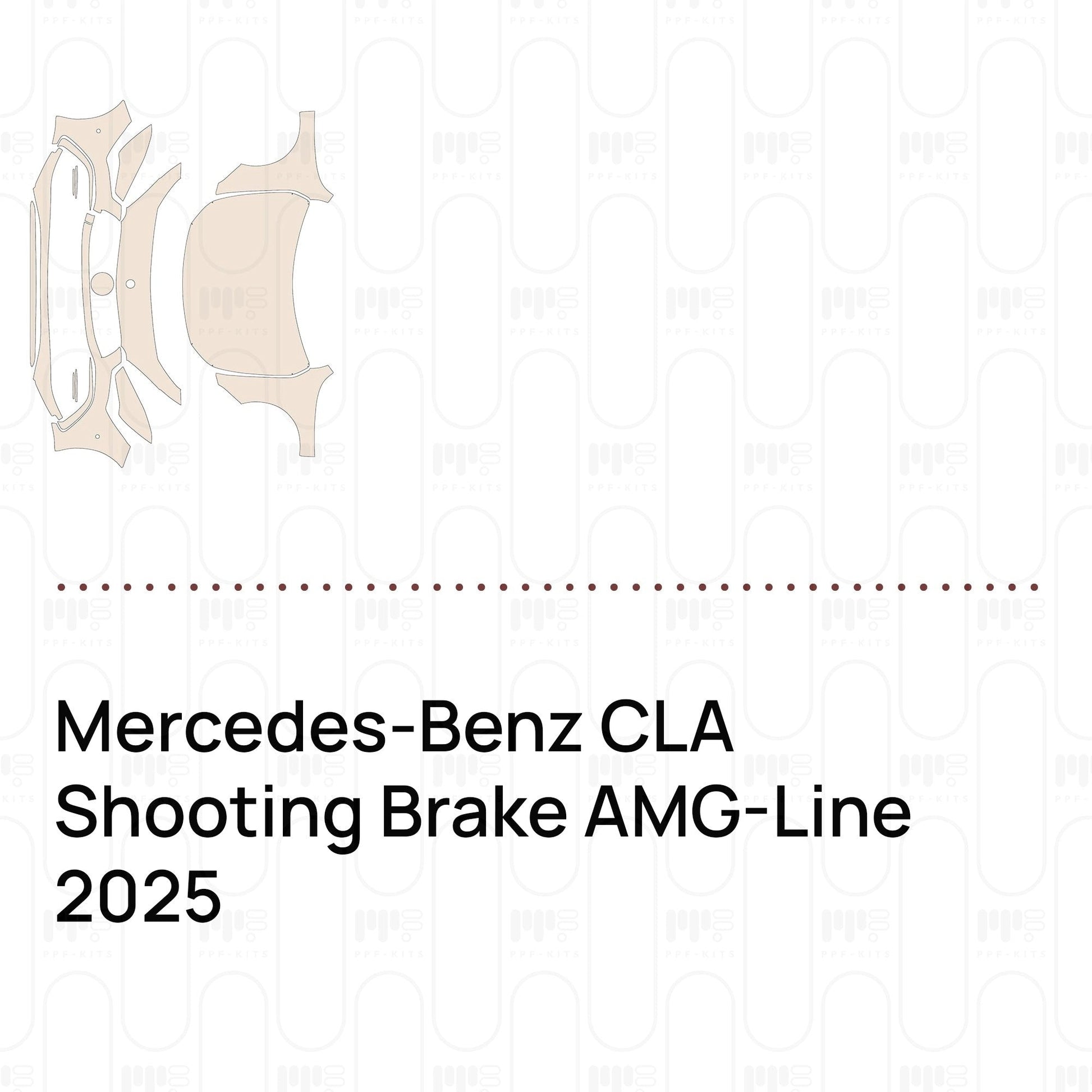 Pre-CutPPFMercedes-BenzCLAShootingBrakeAMG-Line2025