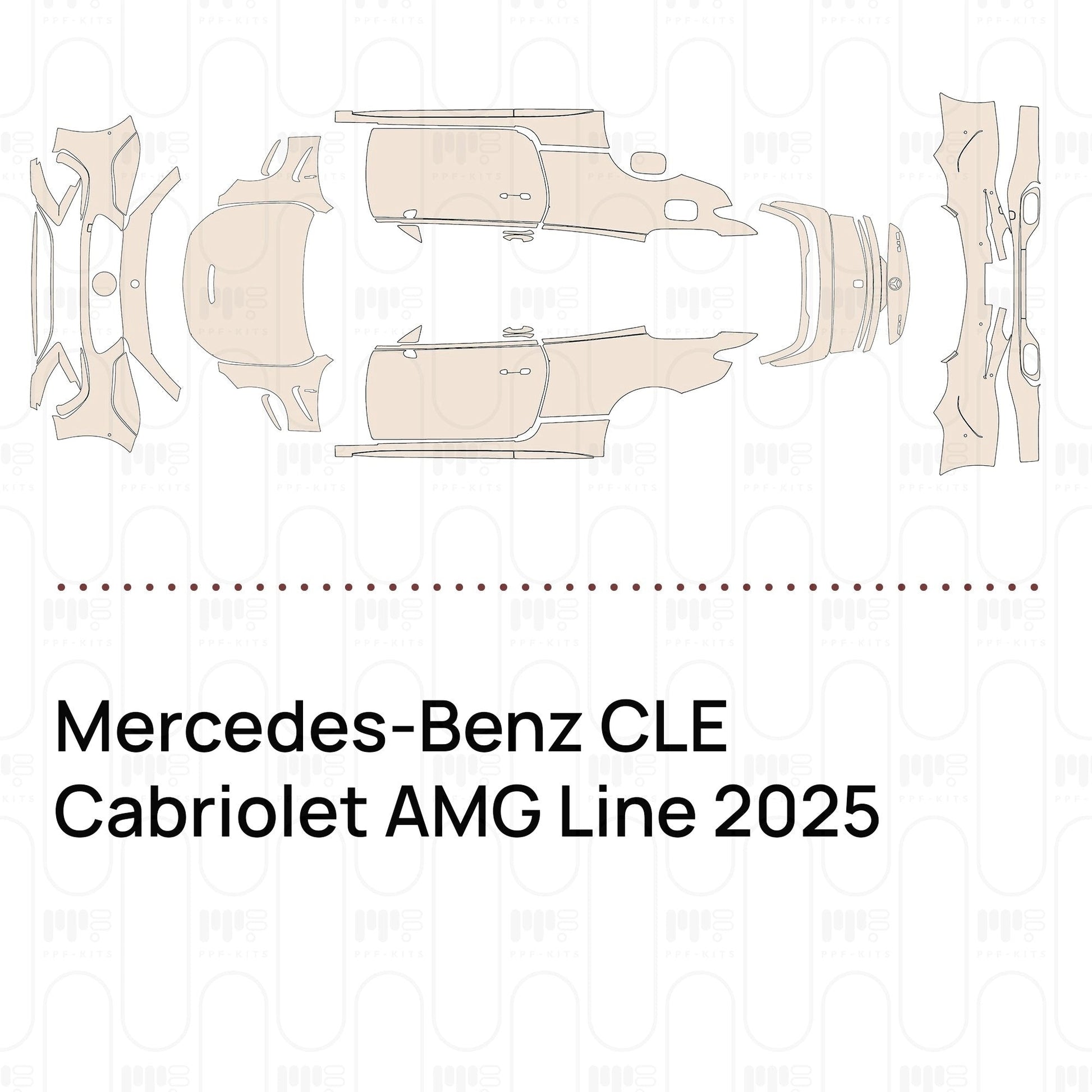 Pre-CutPPFMercedes-BenzCLECabrioletAMGLine2025