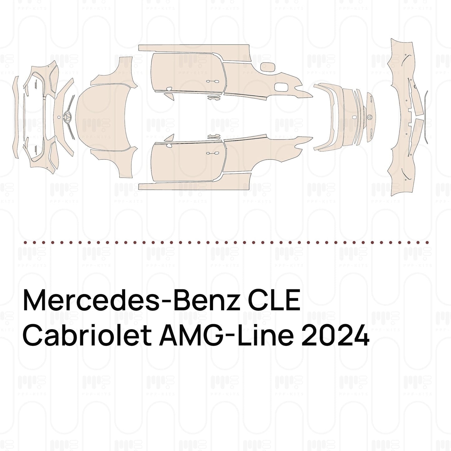 Pre-CutPPFMercedes-BenzCLECabrioletAMG-Line2024