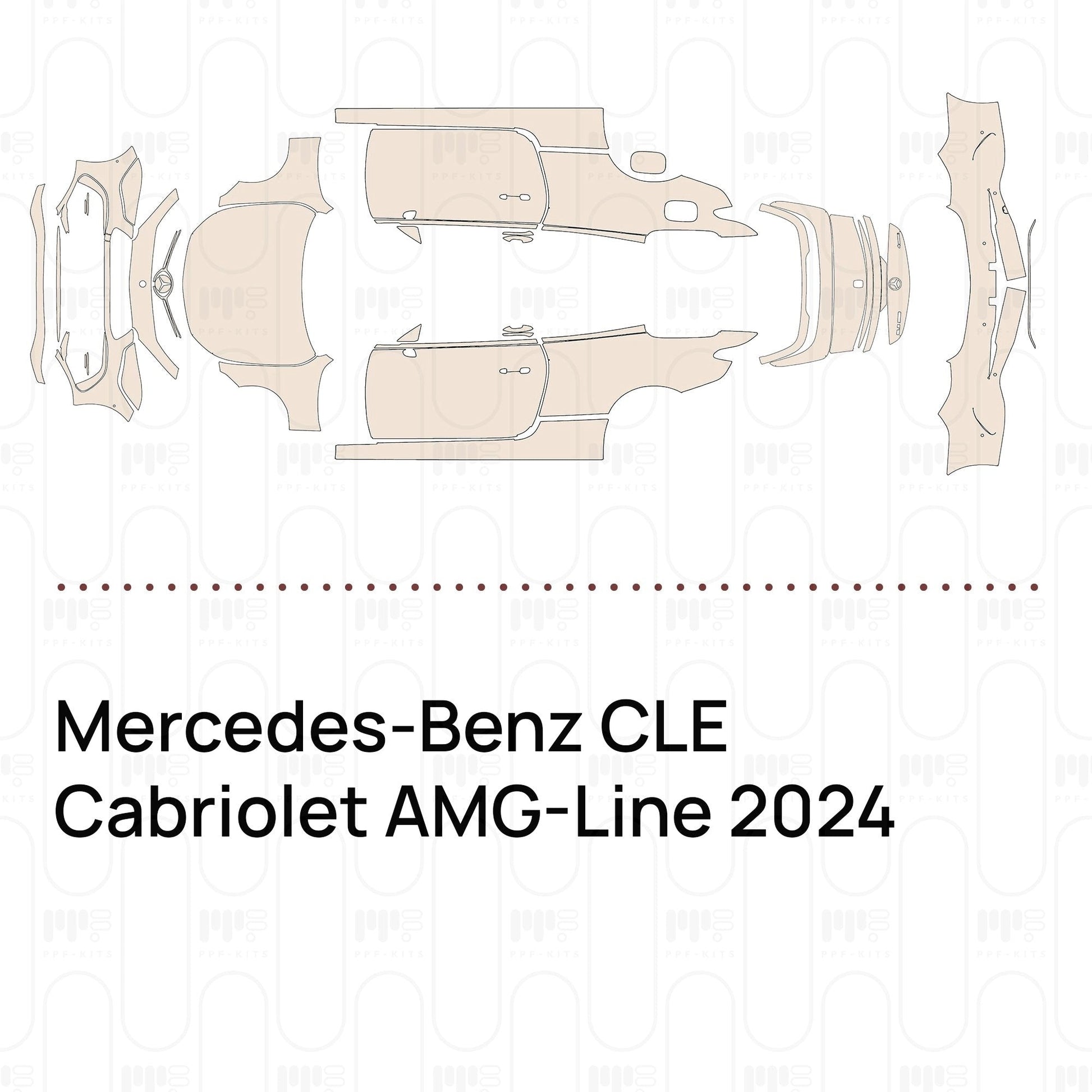 Pre-CutPPFMercedes-BenzCLECabrioletAMG-Line2024