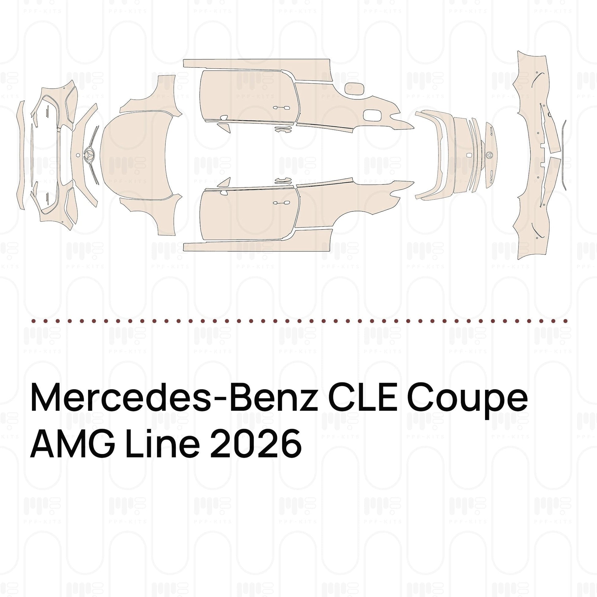 Pre-CutPPFMercedes-BenzCLECoupeAMGLine2026
