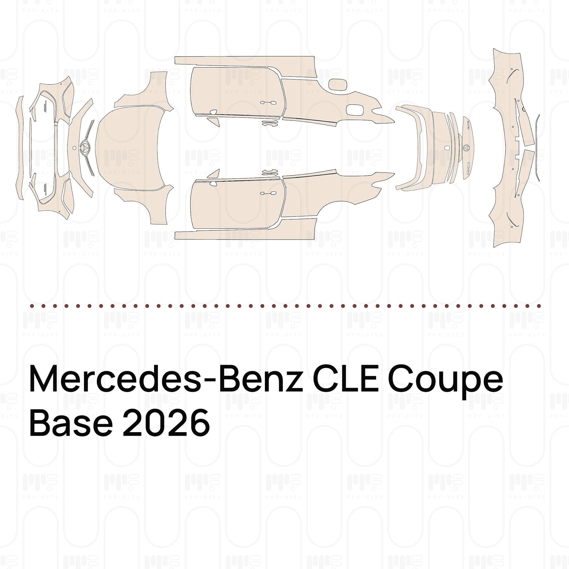Pre-CutPPFMercedes-BenzCLECoupeBase2026