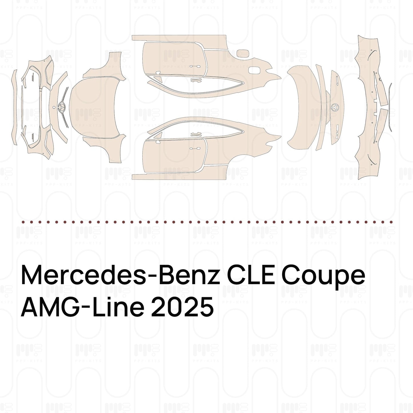 Pre-CutPPFMercedes-BenzCLECoupeAMG-Line2025