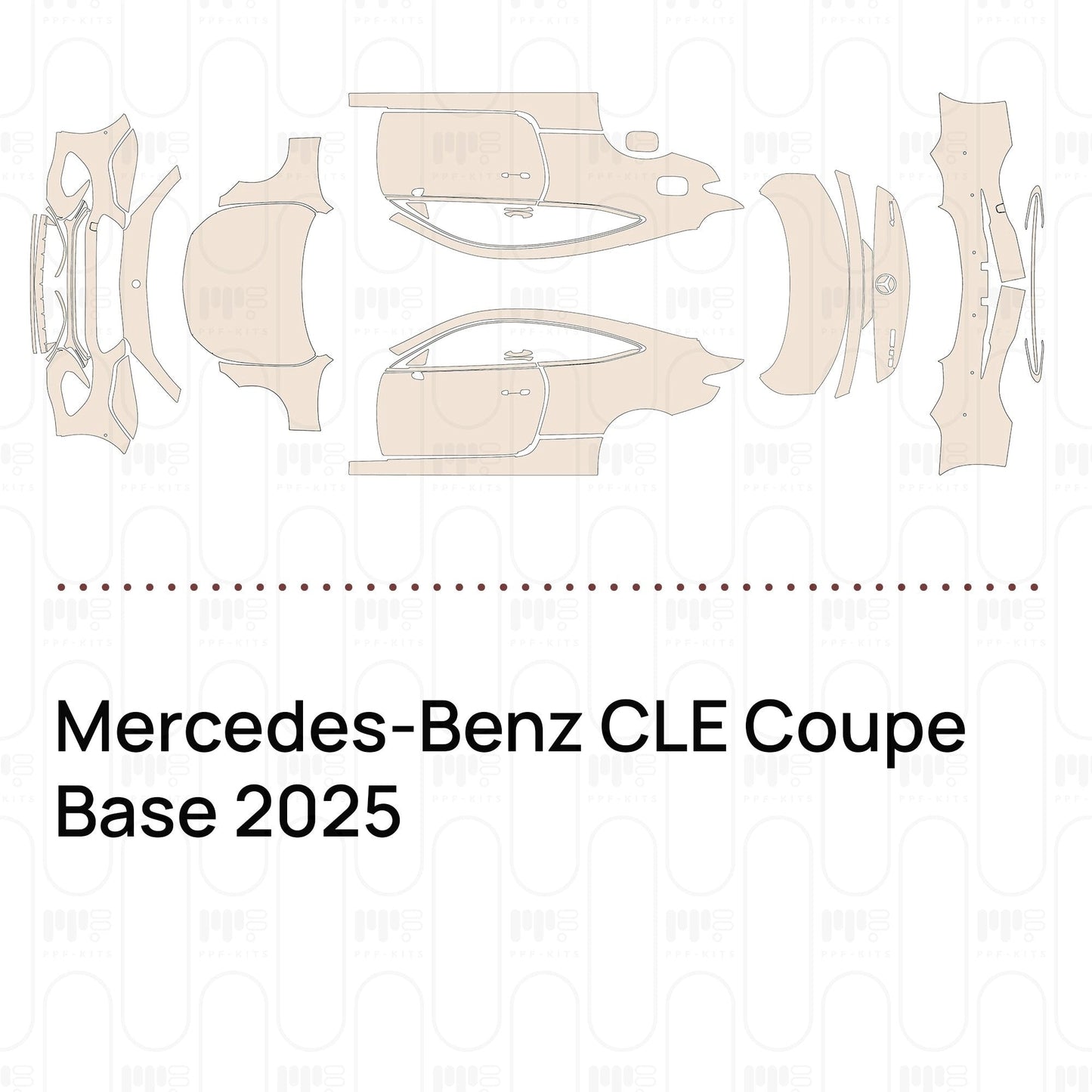 Pre-CutPPFMercedes-BenzCLECoupeBase2025