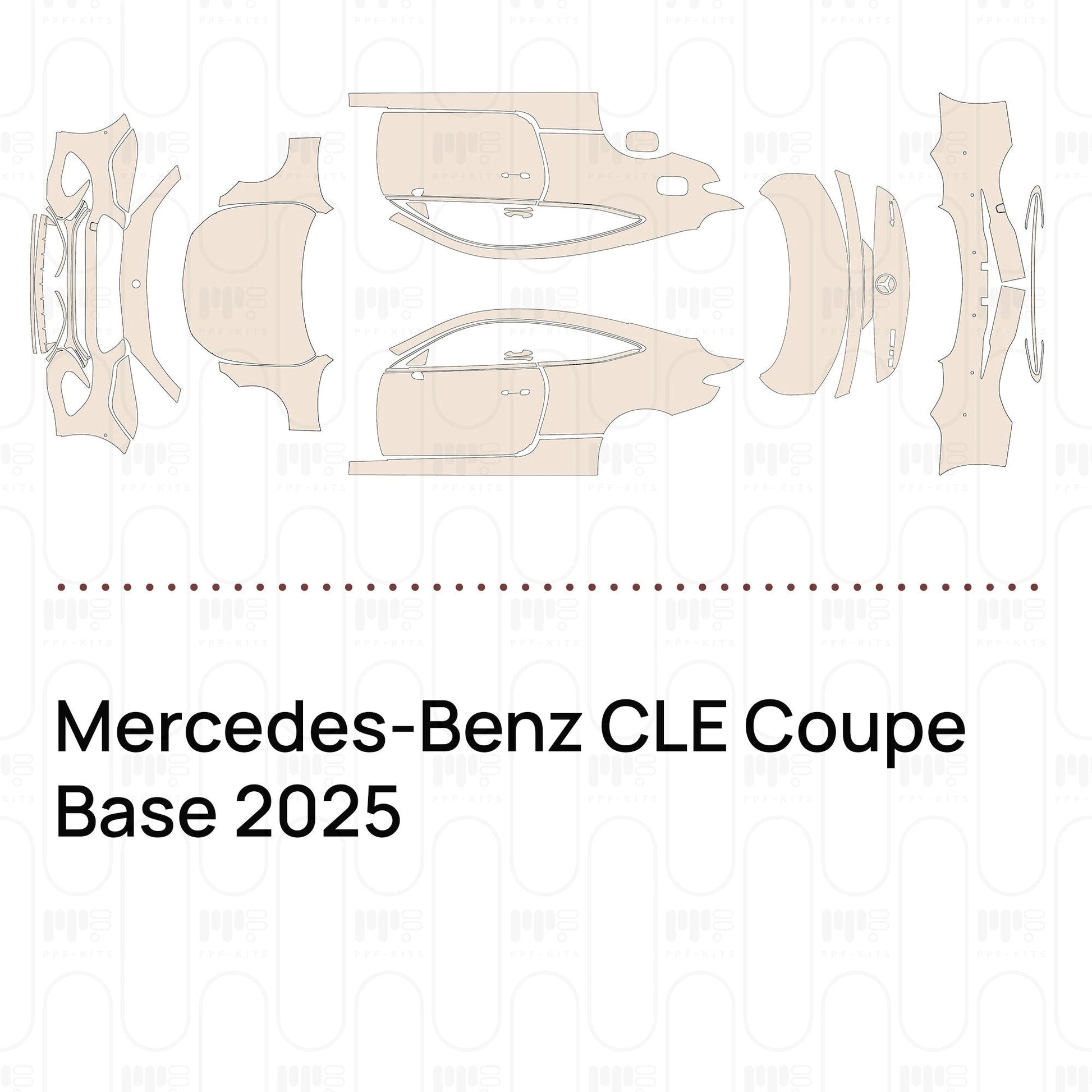 Pre-CutPPFMercedes-BenzCLECoupeBase2025
