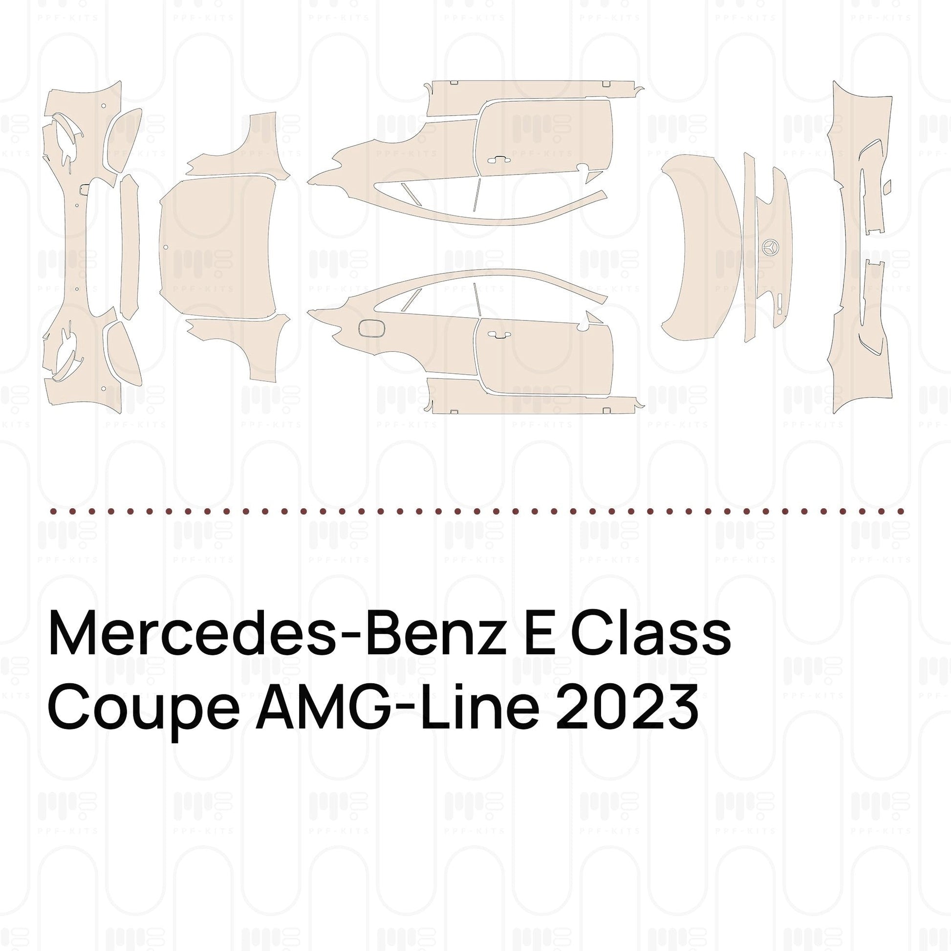 Pre-CutPPFMercedes-BenzEClassCoupeAMG-Line2023