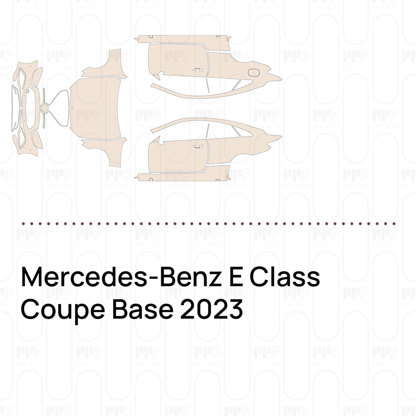 Pre-CutPPFMercedes-BenzEClassCoupeBase2023