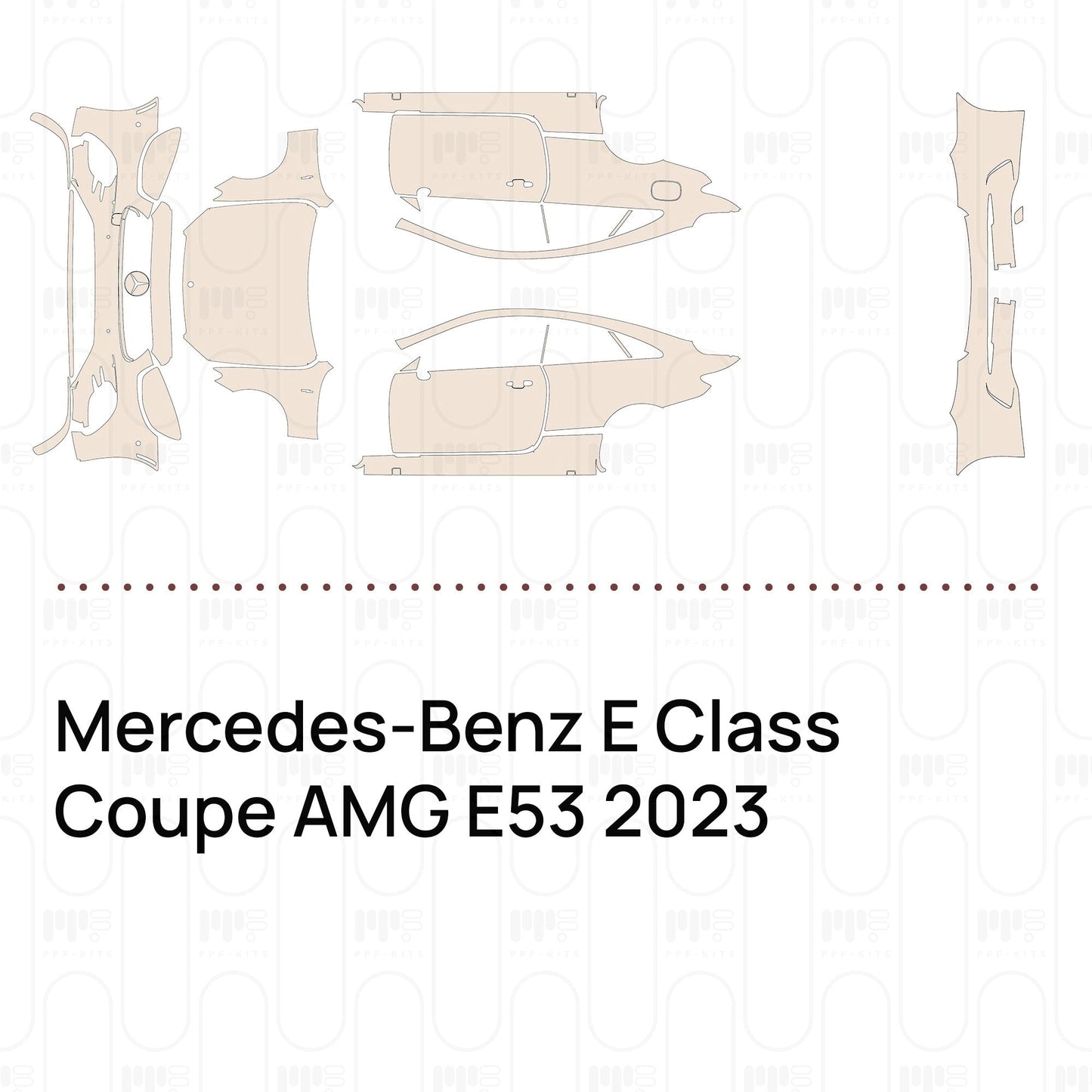 Pre-CutPPFMercedes-BenzEClassCoupeAMGE532023