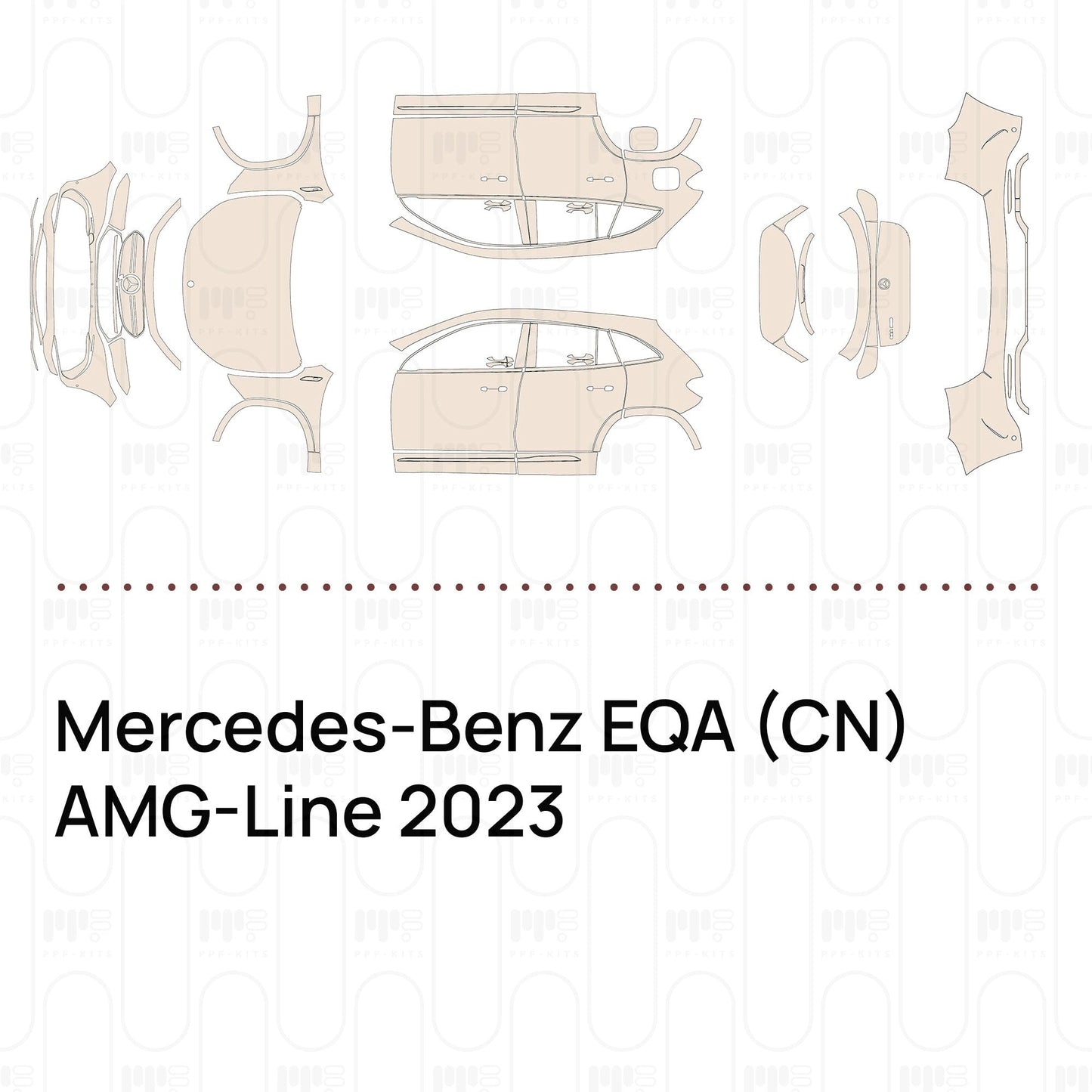 Pre-CutPPFMercedes-BenzEQA(CN)AMG-Line2023