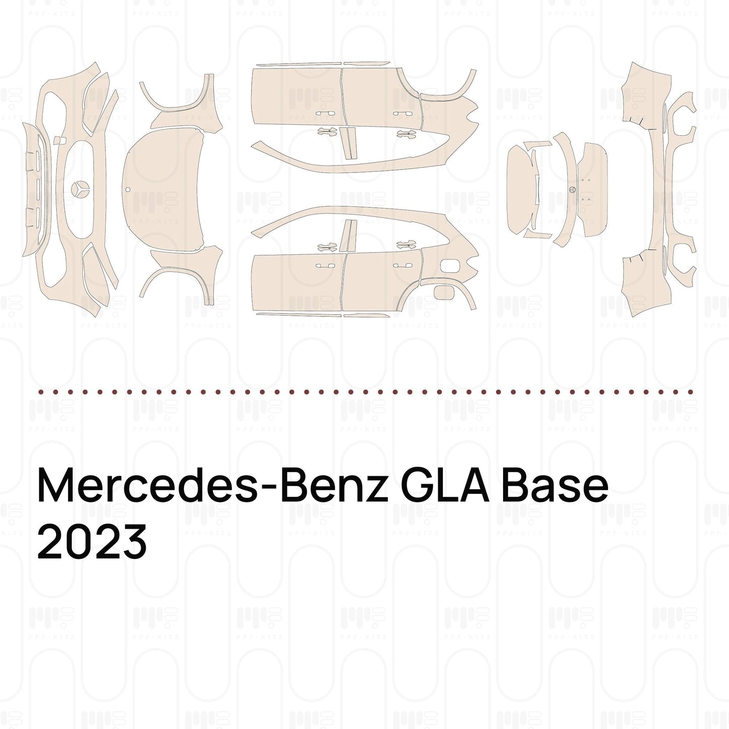 Pre-CutPPFMercedes-BenzGLABase2023