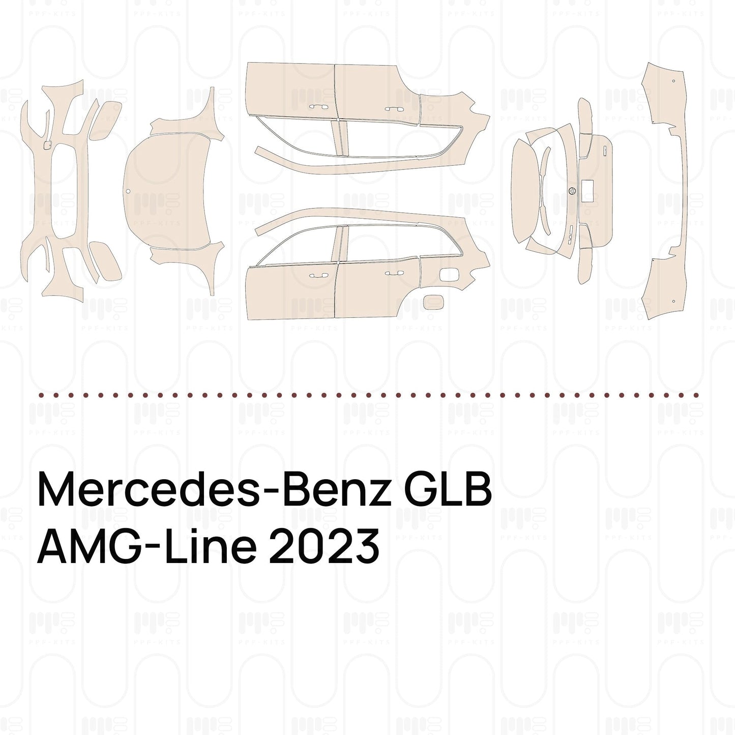 Pre-CutPPFMercedes-BenzGLBAMG-Line2023