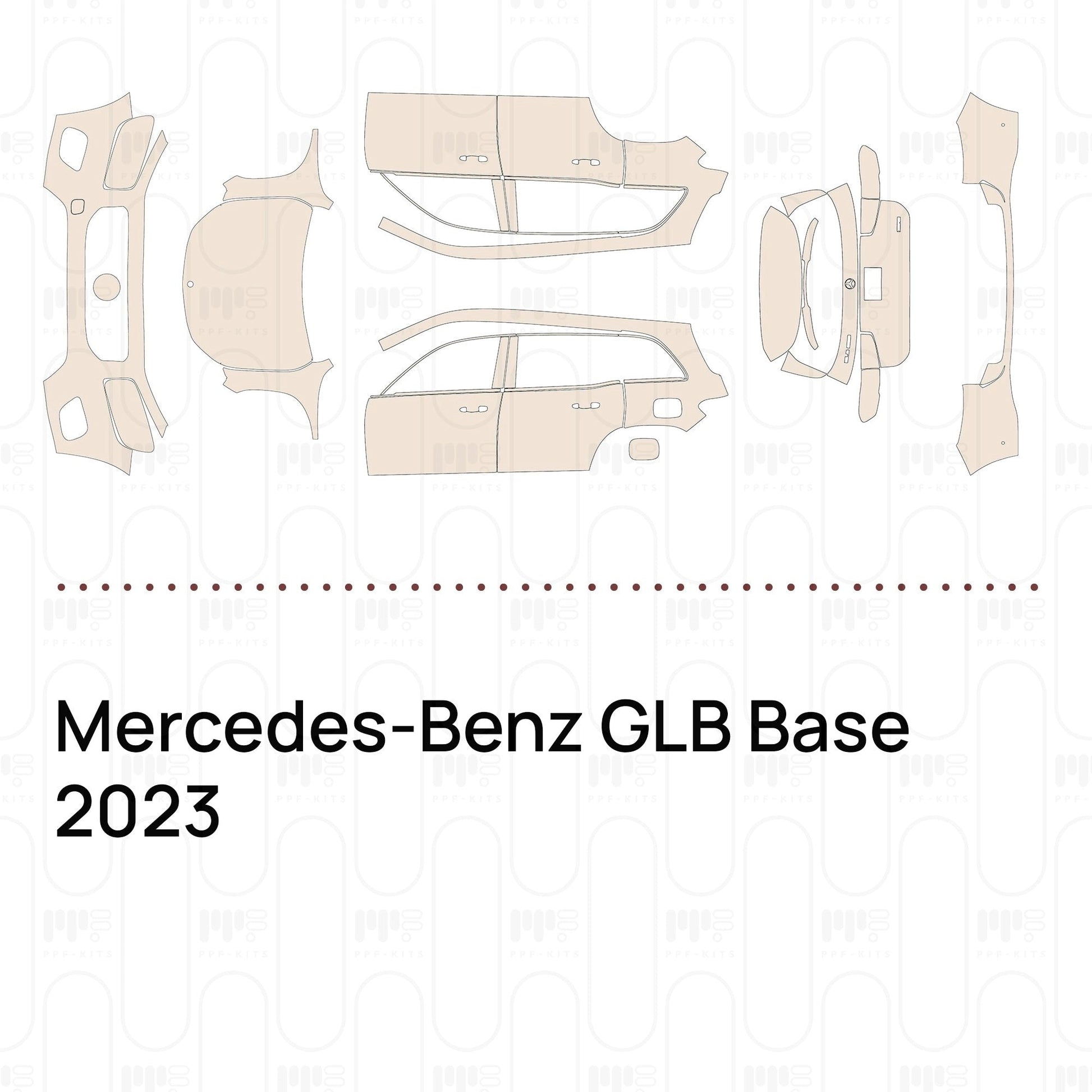 Pre-CutPPFMercedes-BenzGLBBase2023