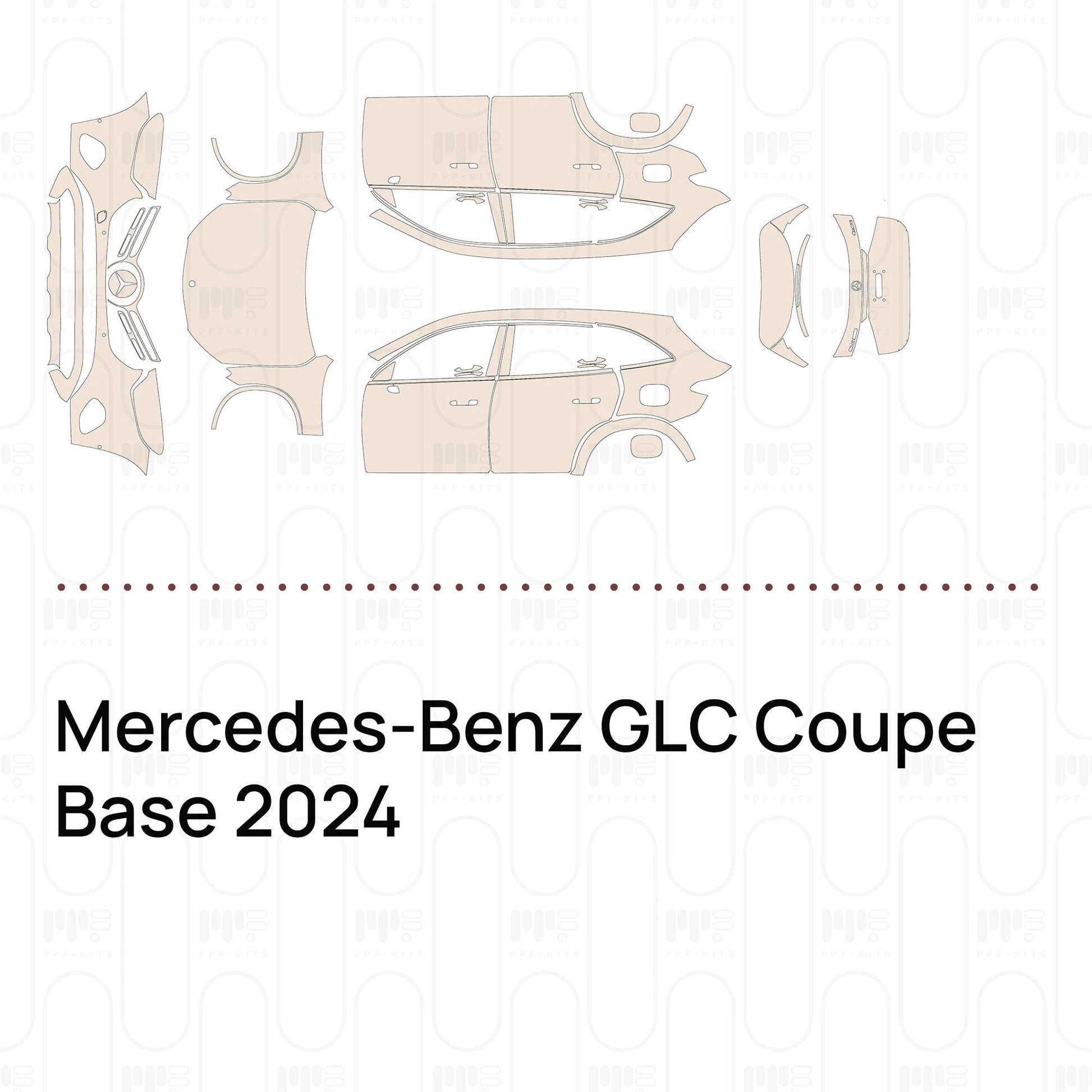 Pre-CutPPFMercedes-BenzGLCCoupeBase2024