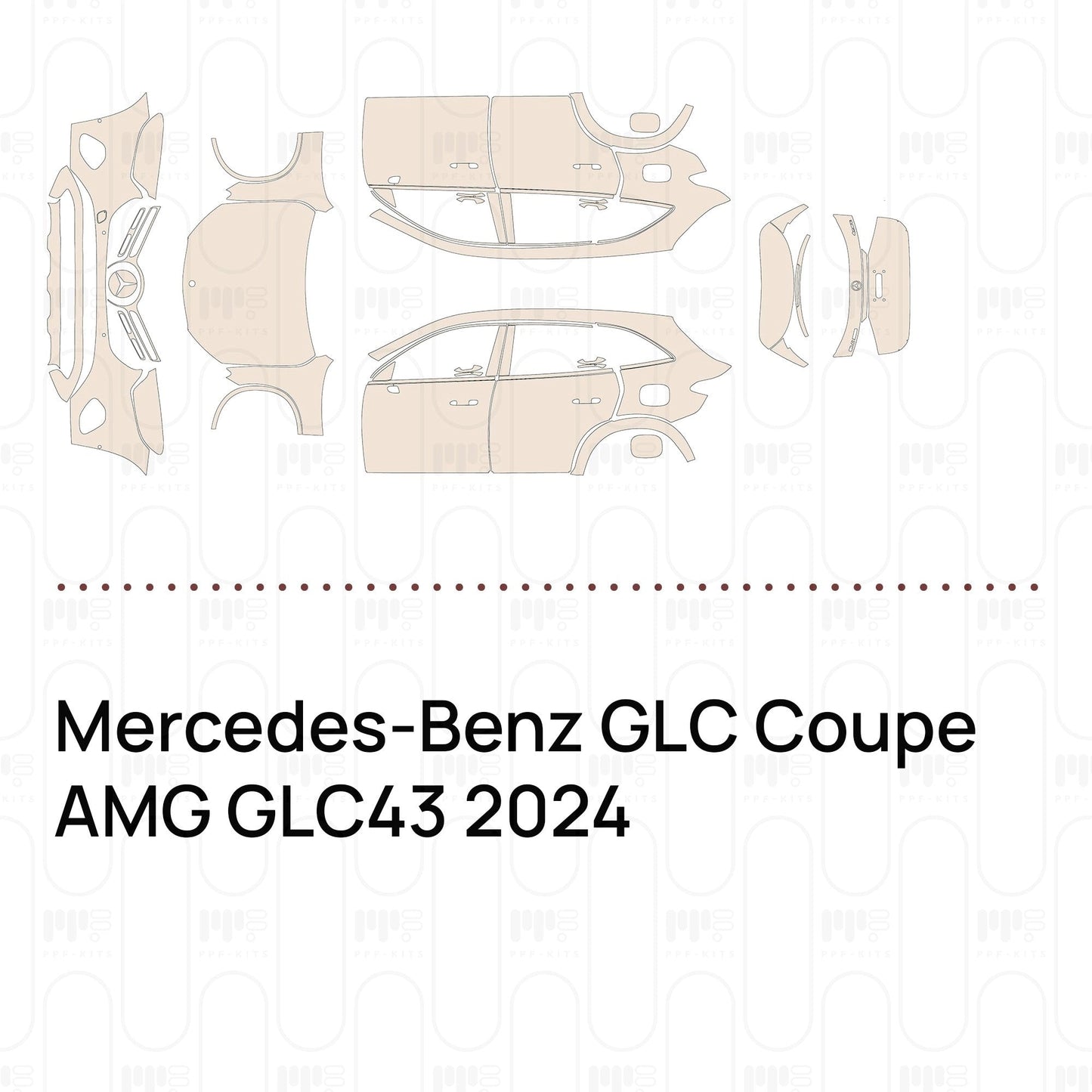 Pre-CutPPFMercedes-BenzGLCCoupeAMGGLC432024