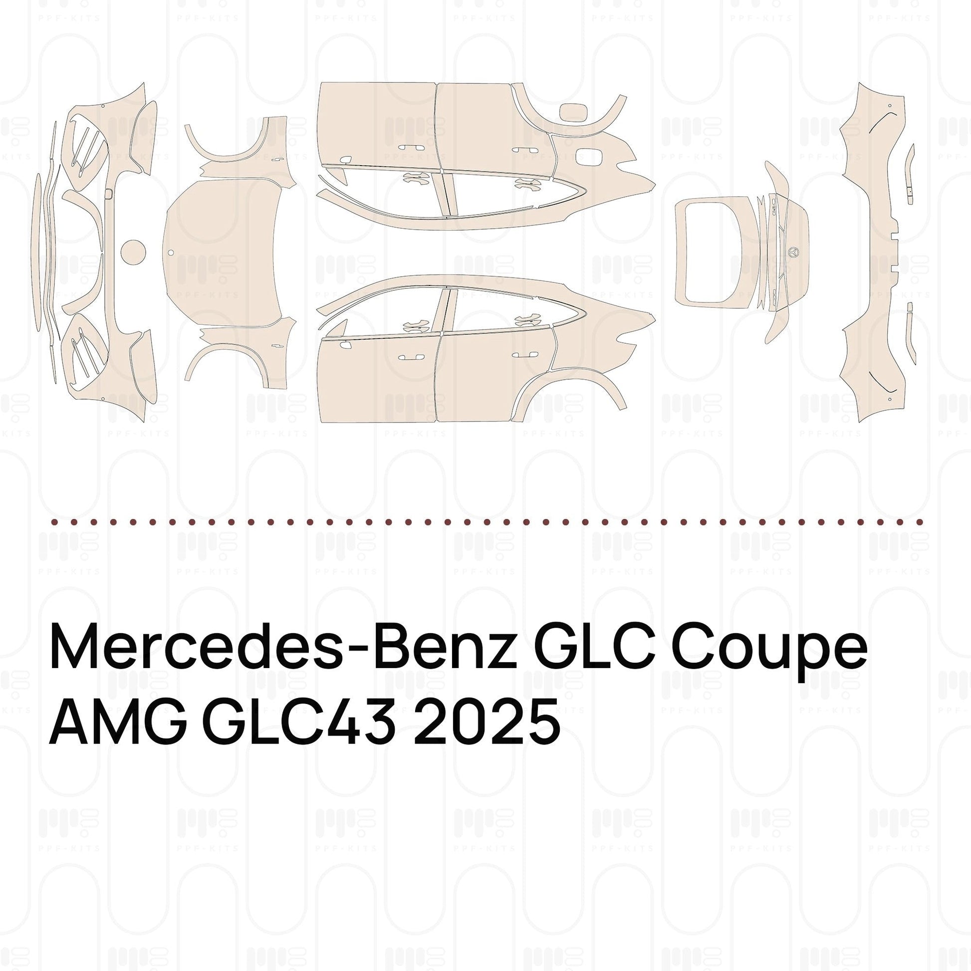Pre-CutPPFMercedes-BenzGLCCoupeAMGGLC432025