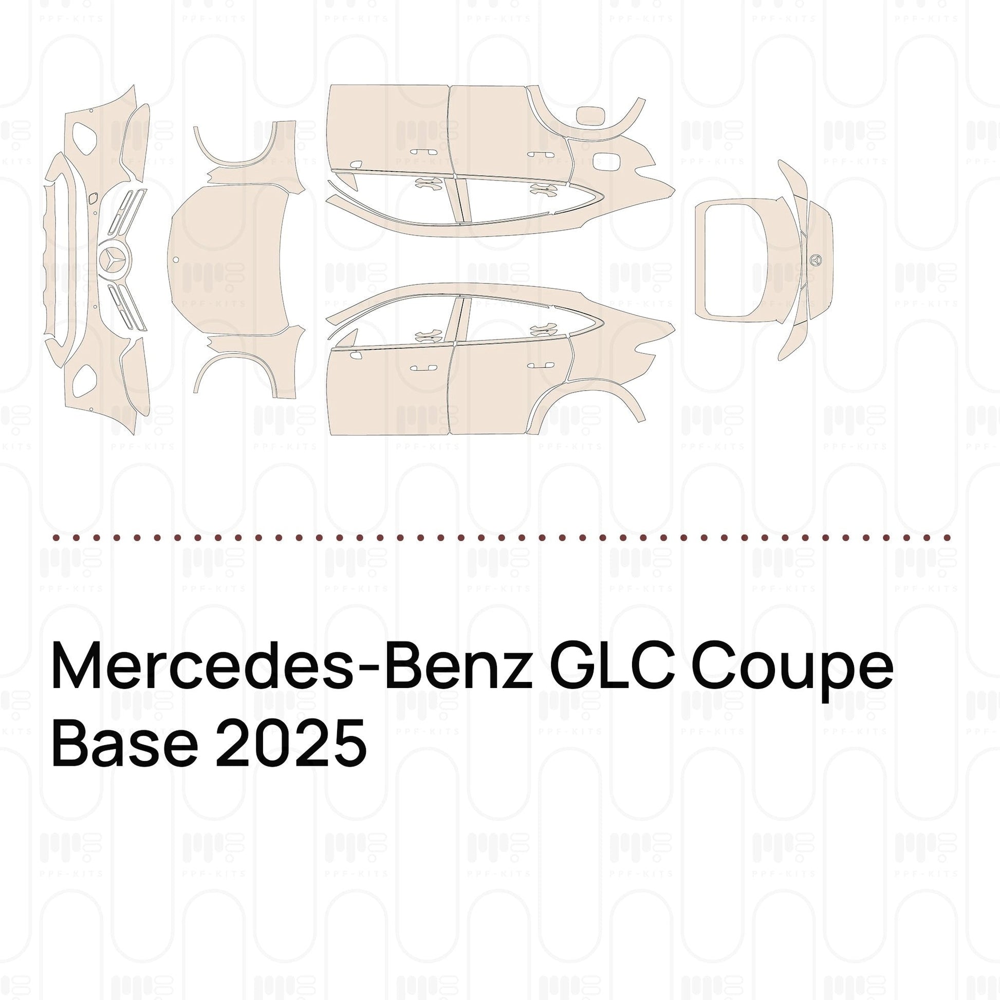 Pre-CutPPFMercedes-BenzGLCCoupeBase2025