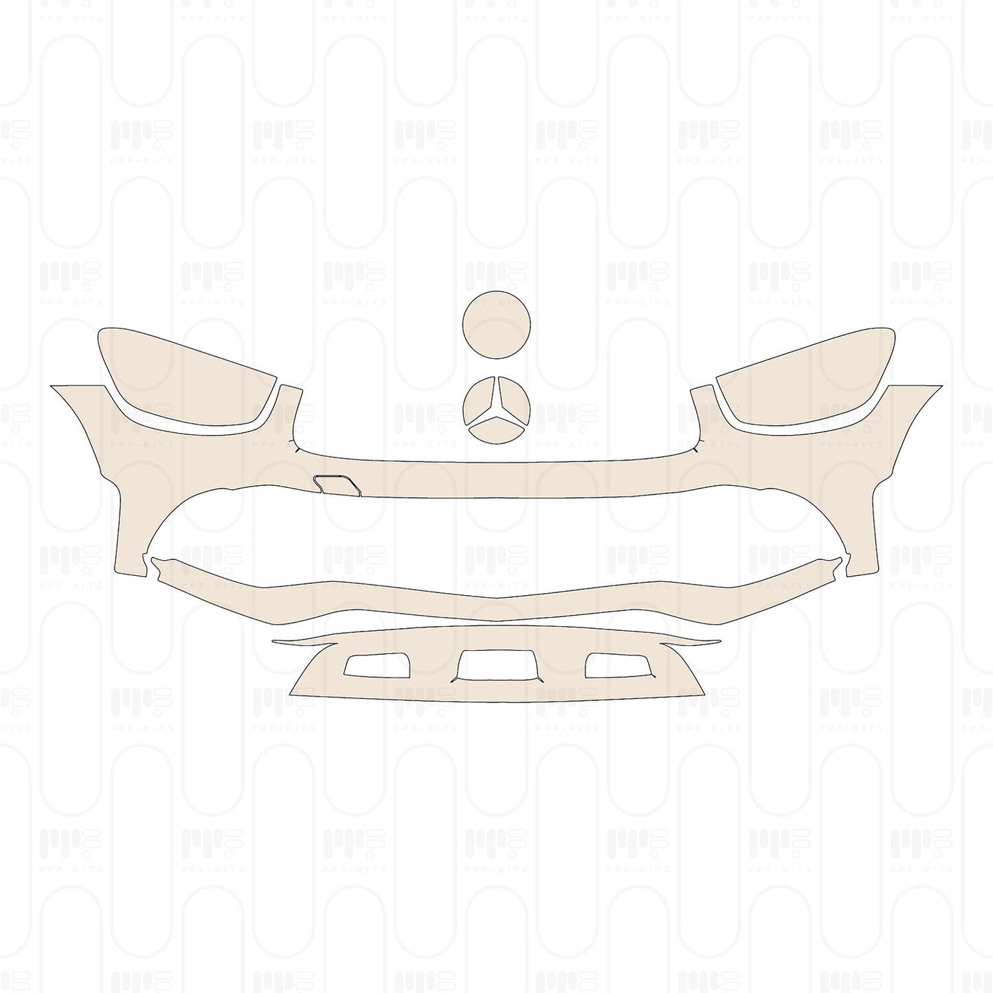 Pre-CutPPFMercedes-BenzGLCCoupe(2023)AMGGLC432023