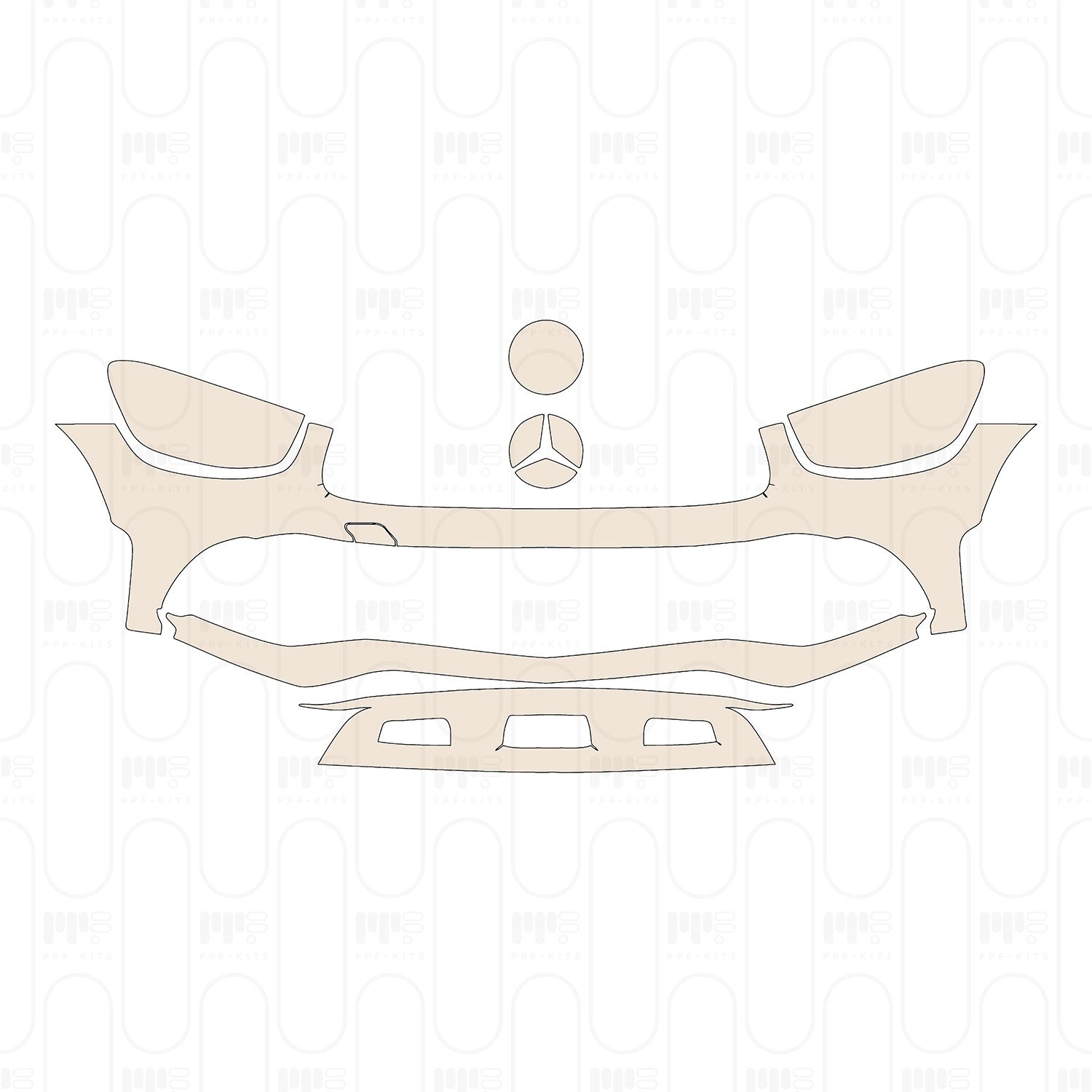 Pre-CutPPFMercedes-BenzGLCCoupe(2023)AMGGLC432023