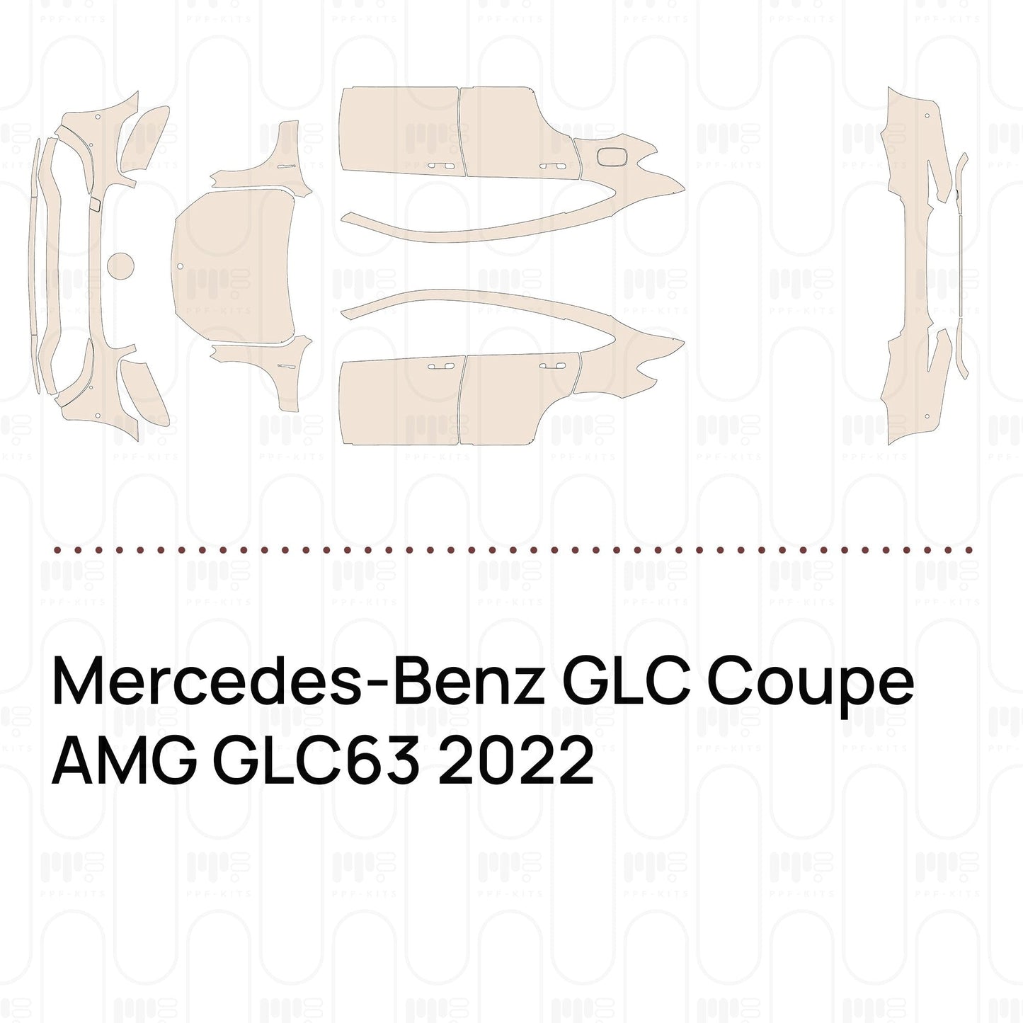 Pre-CutPPFMercedes-BenzGLCCoupeAMGGLC632022