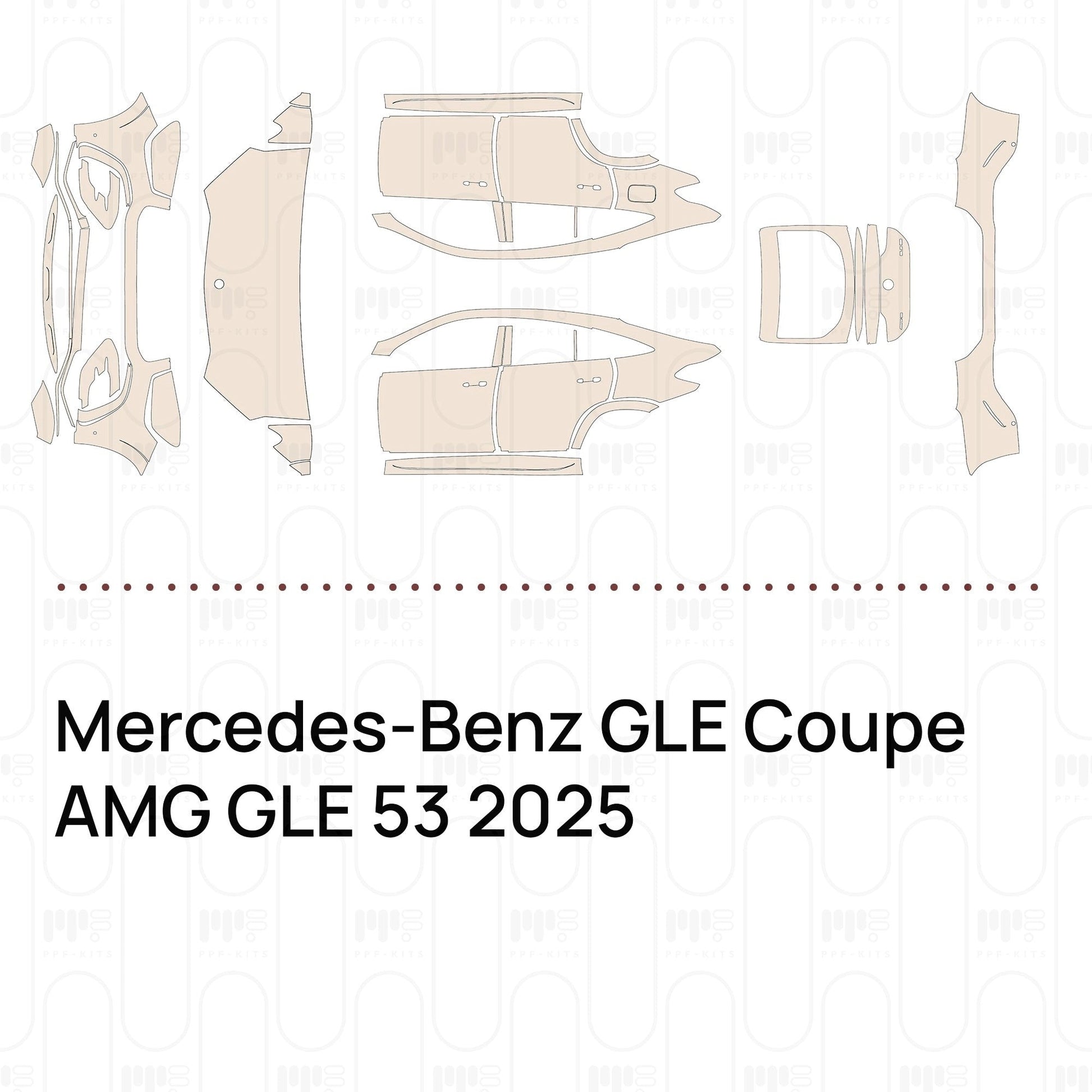 Pre-CutPPFMercedes-BenzGLECoupeAMGGLE532025