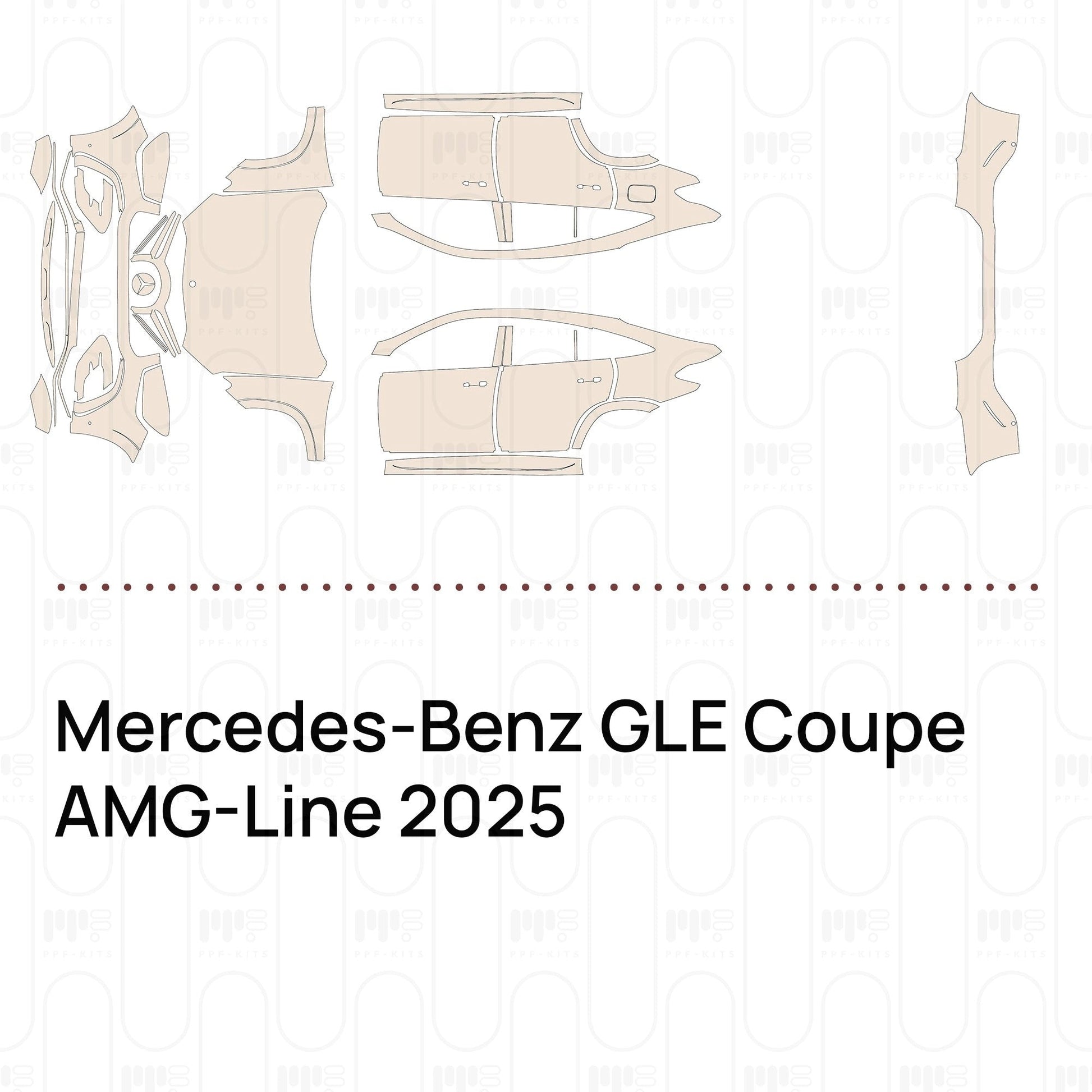 Pre-CutPPFMercedes-BenzGLECoupeAMG-Line2025