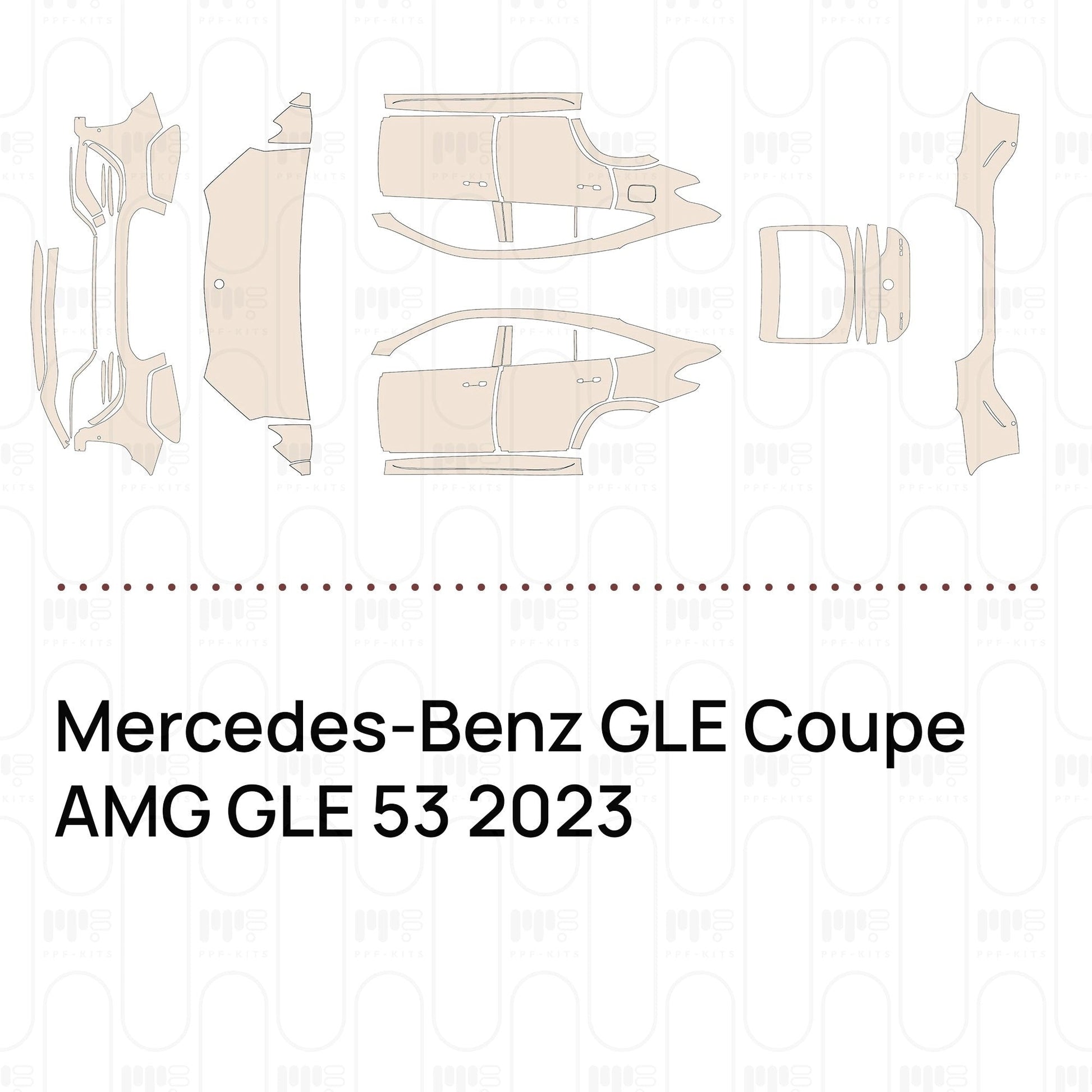 Pre-CutPPFMercedes-BenzGLECoupeAMGGLE532023