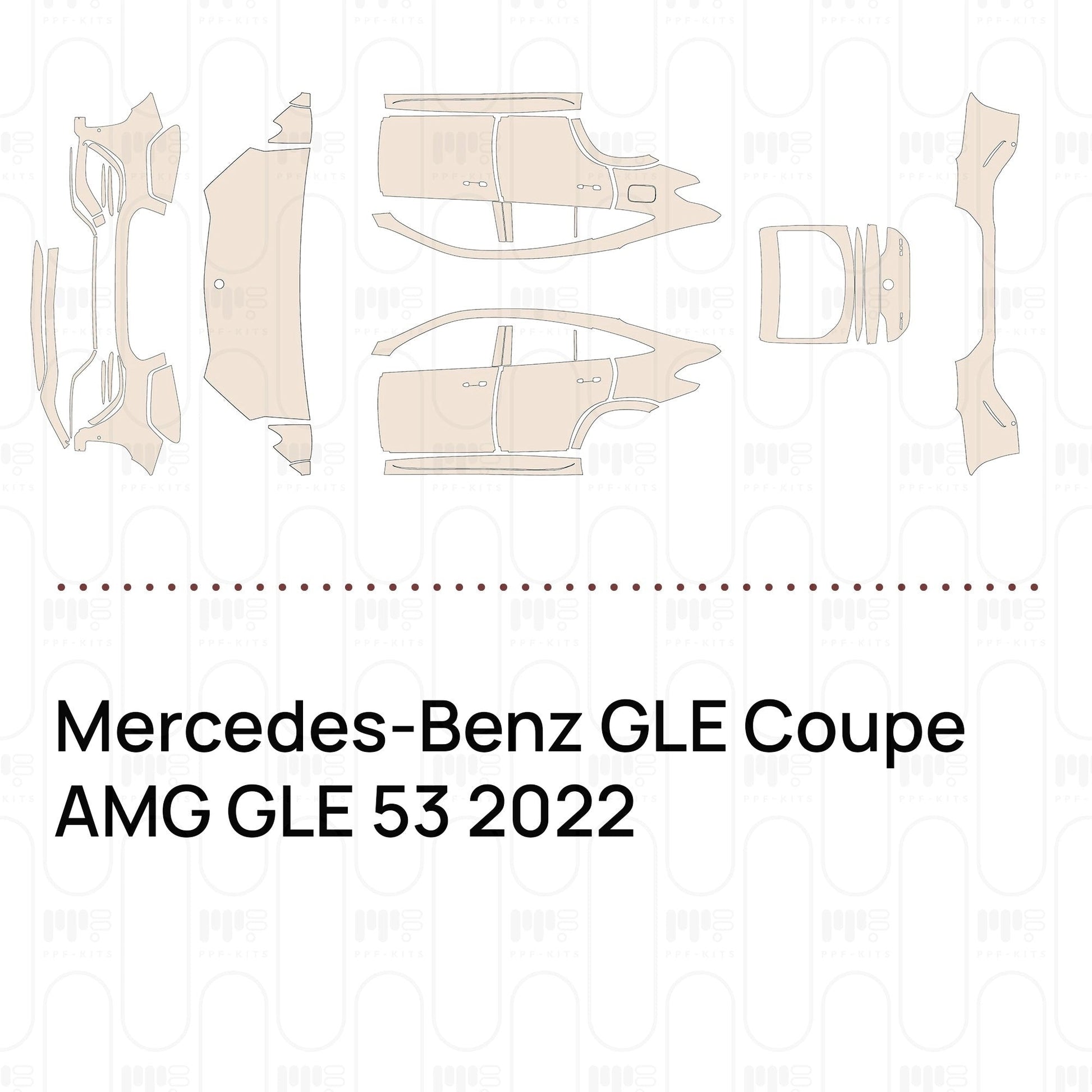 Pre-CutPPFMercedes-BenzGLECoupeAMGGLE532022