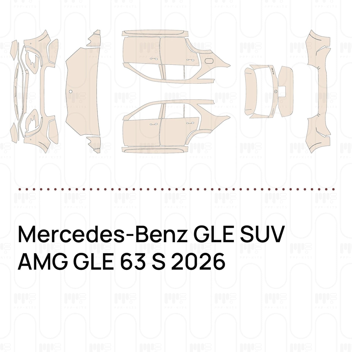 Pre-CutPPFMercedes-BenzGLESUVAMGGLE63S2026