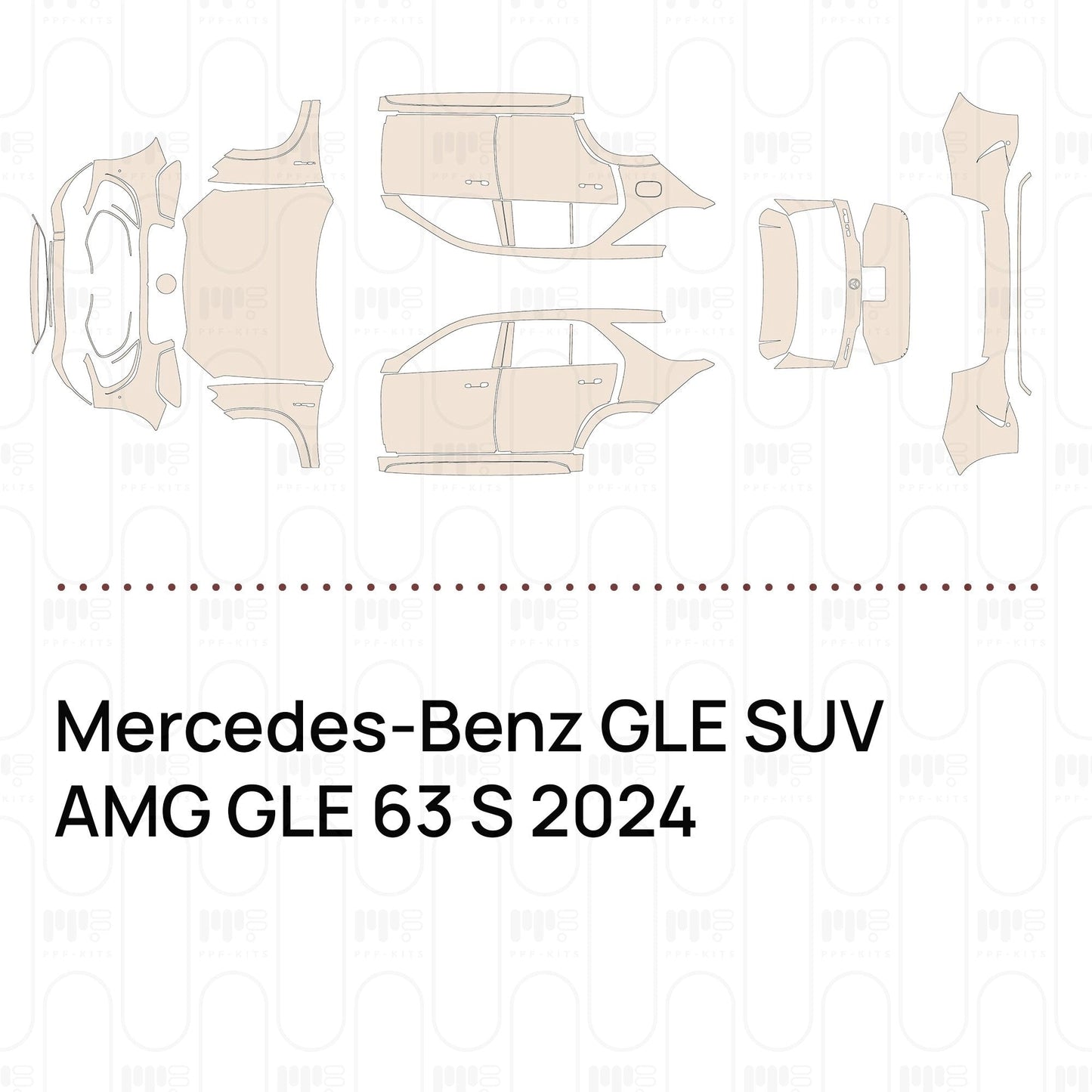 Pre-CutPPFMercedes-BenzGLESUVAMGGLE63S2024