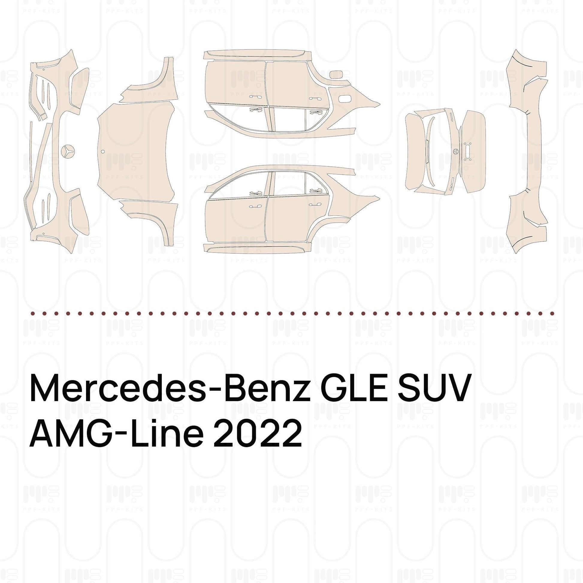 Pre-CutPPFMercedes-BenzGLESUVAMG-Line2022