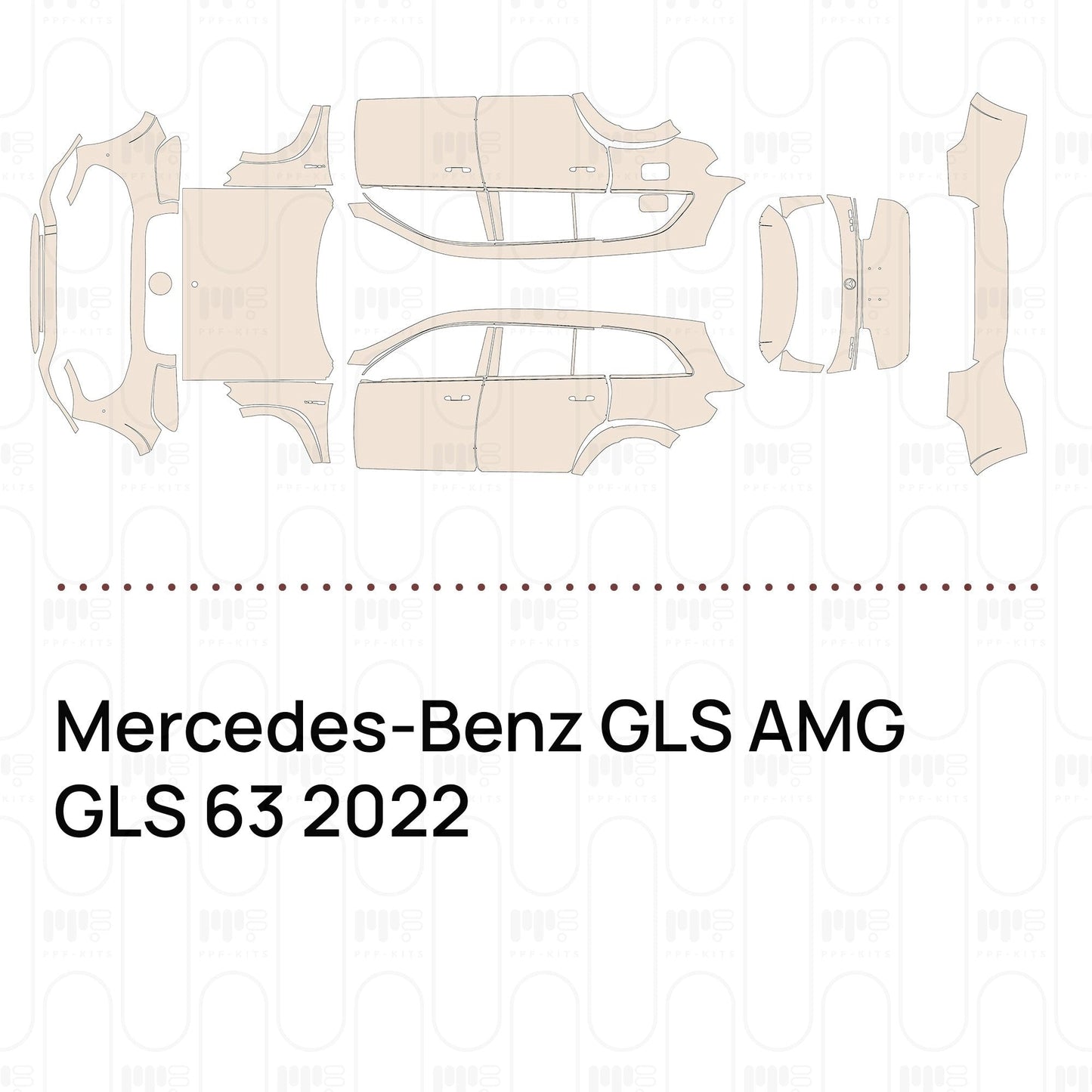 Pre-CutPPFMercedes-BenzGLSAMGGLS632022