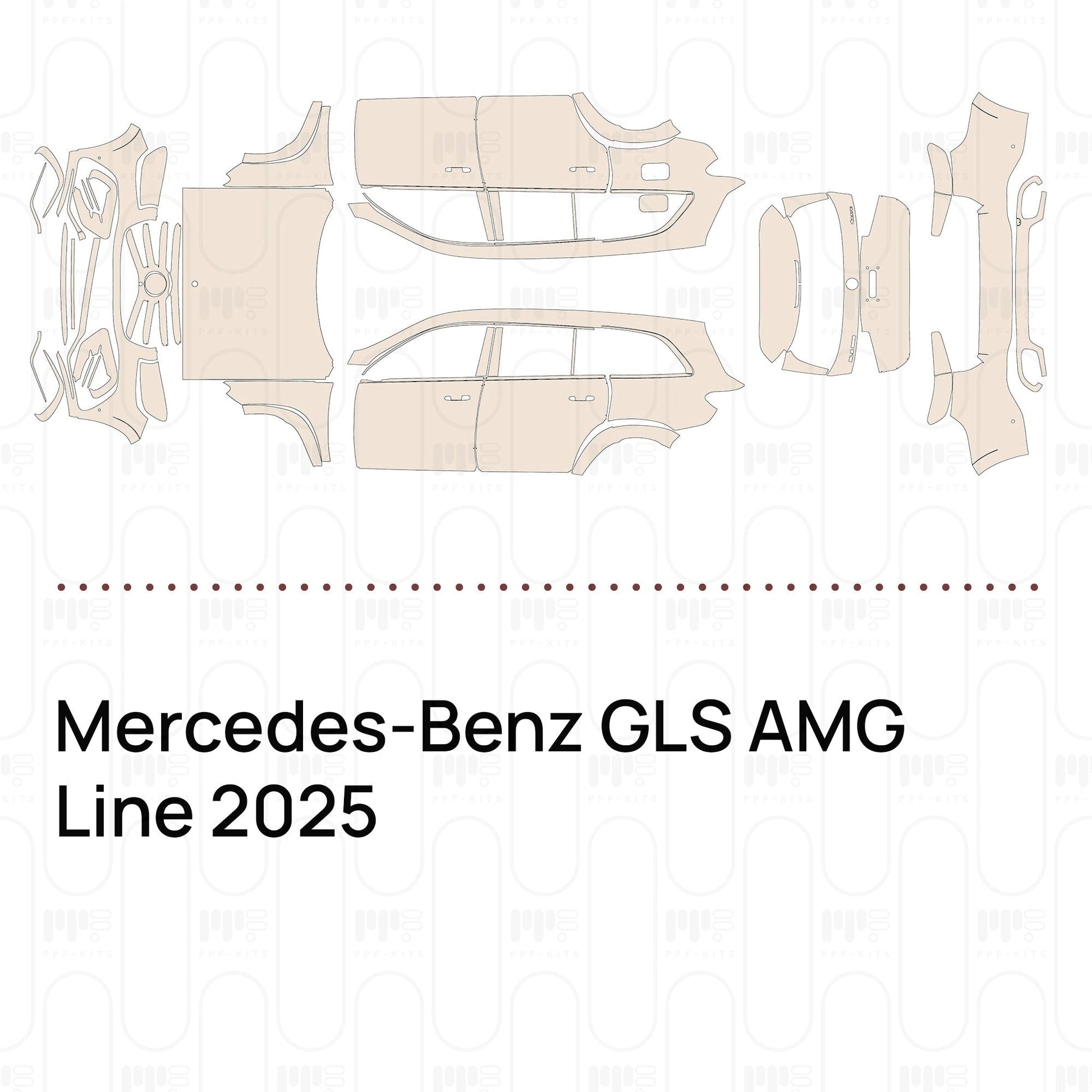Pre-CutPPFMercedes-BenzGLSAMGLine2025