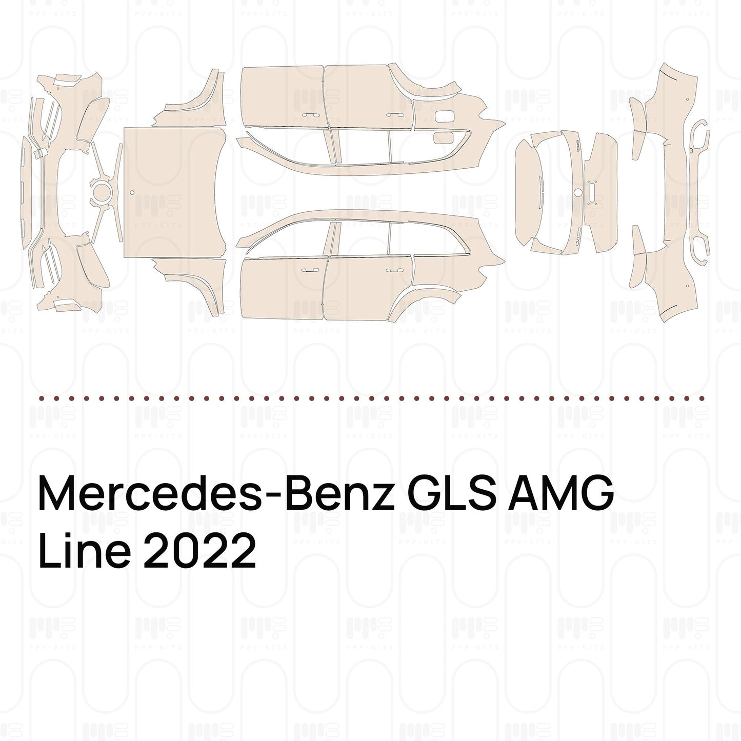 Pre-CutPPFMercedes-BenzGLSAMGLine2022