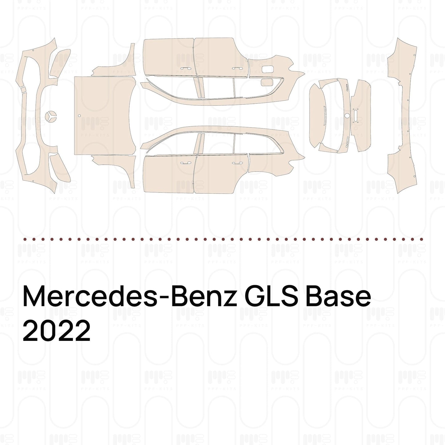 Pre-CutPPFMercedes-BenzGLSBase2022