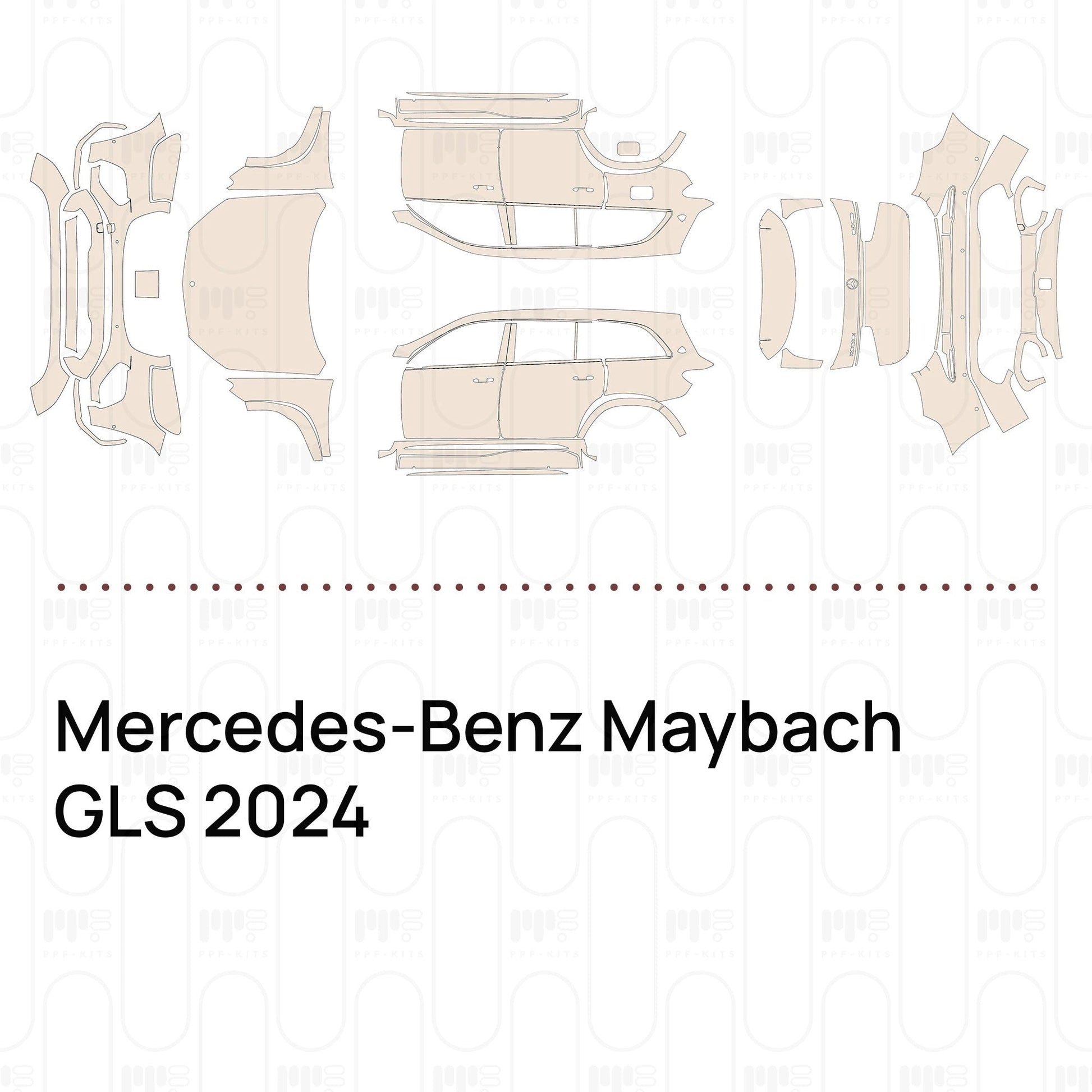 Pre-CutPPFMercedes-BenzMaybachGLS2024