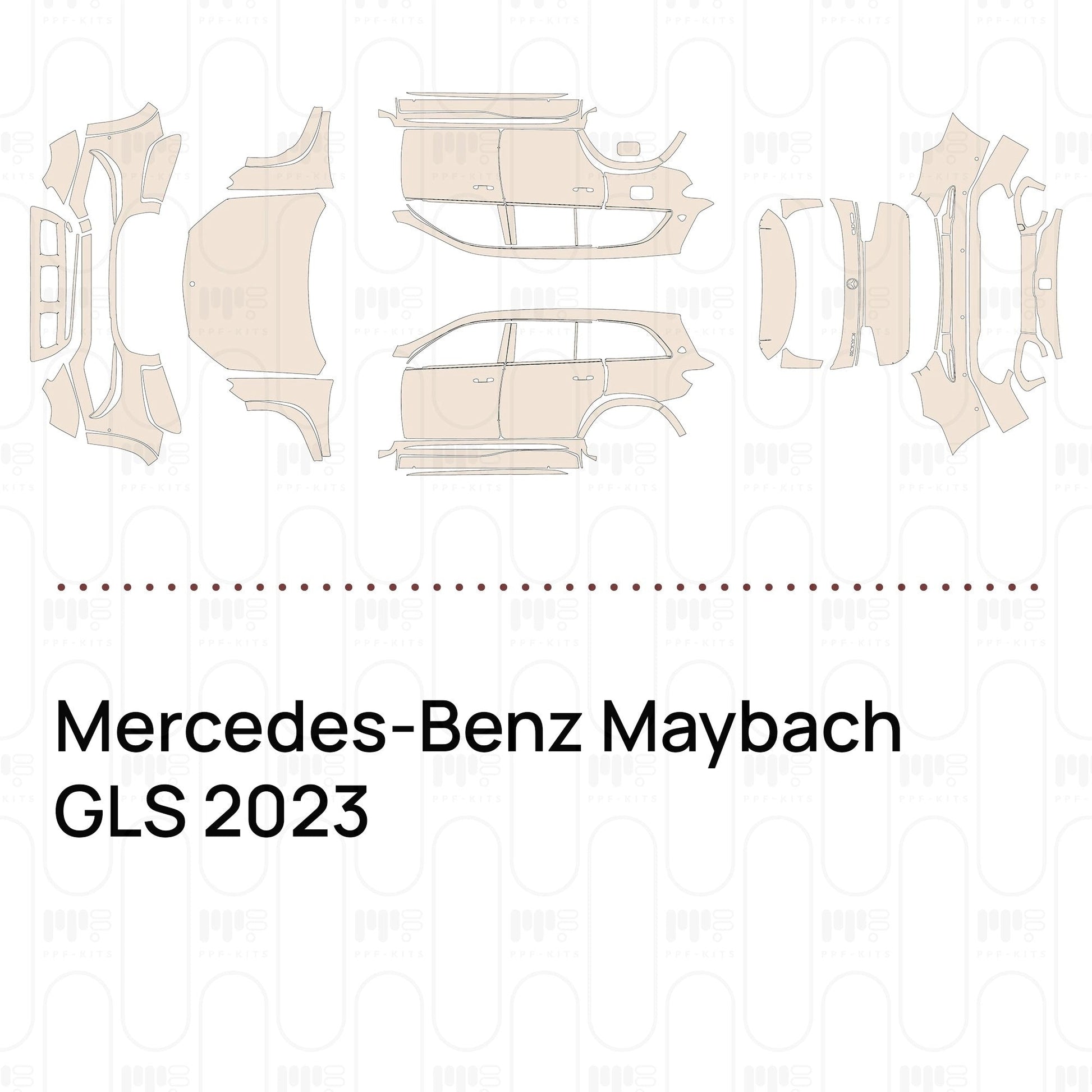 Pre-CutPPFMercedes-BenzMaybachGLS2023